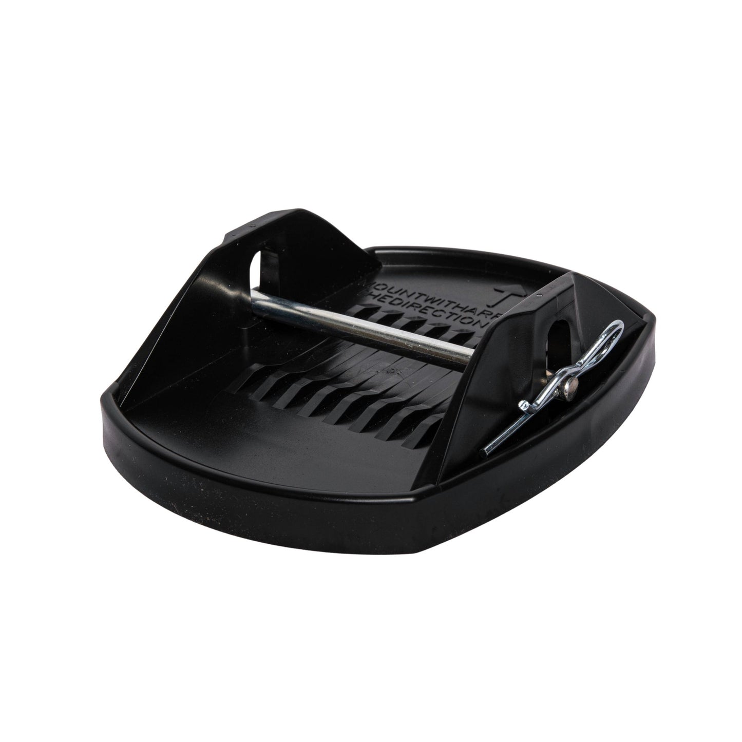 18cm x 14cm Set of 4 Black Heavy Duty Caravan Corner Steady Feet Jack Pads