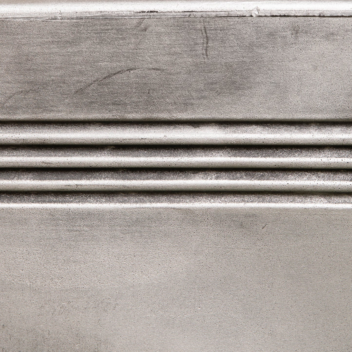 33cm Square Milano Plastic Grey Pewter Effect Garden Patio Plant Pot