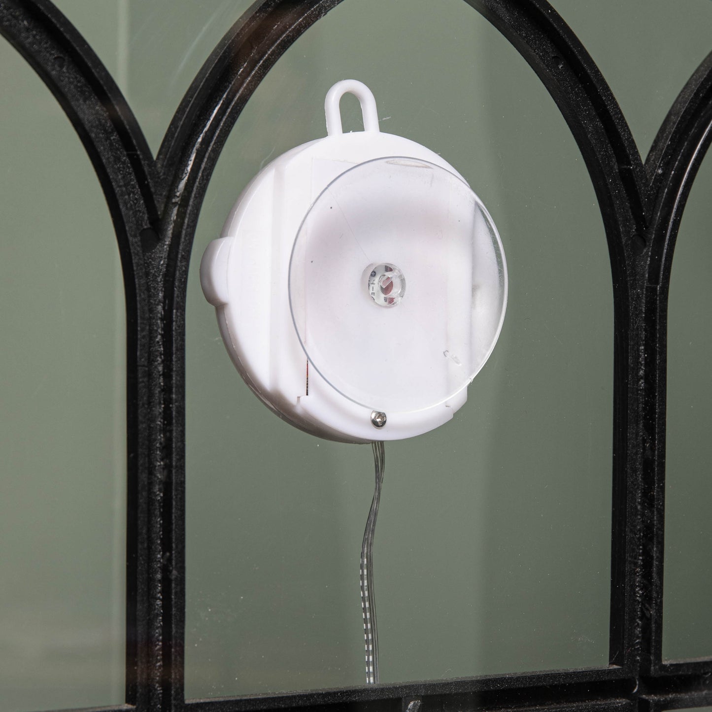 21cm Battery Operated Light up Christmas Bell Window Decoration with Warm White LEDs