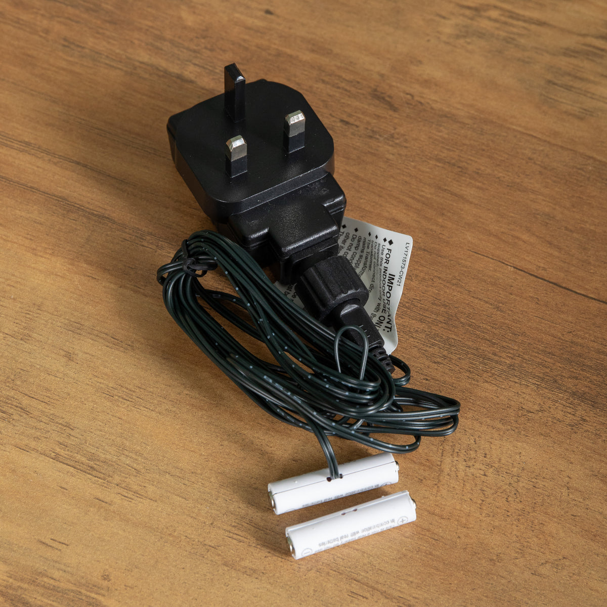 2 x AAA Money Saving Battery Replacement Plug In Adapter