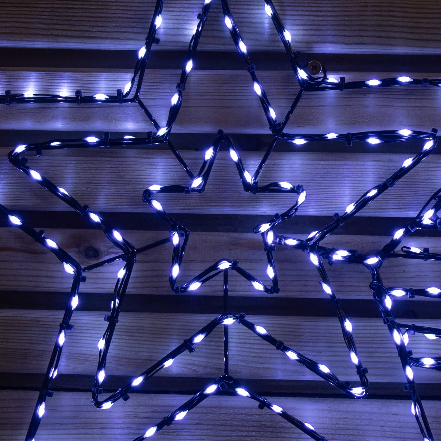 49cm x 1.19m Light up Christmas Shooting Star with 373 Twinkling White LEDs