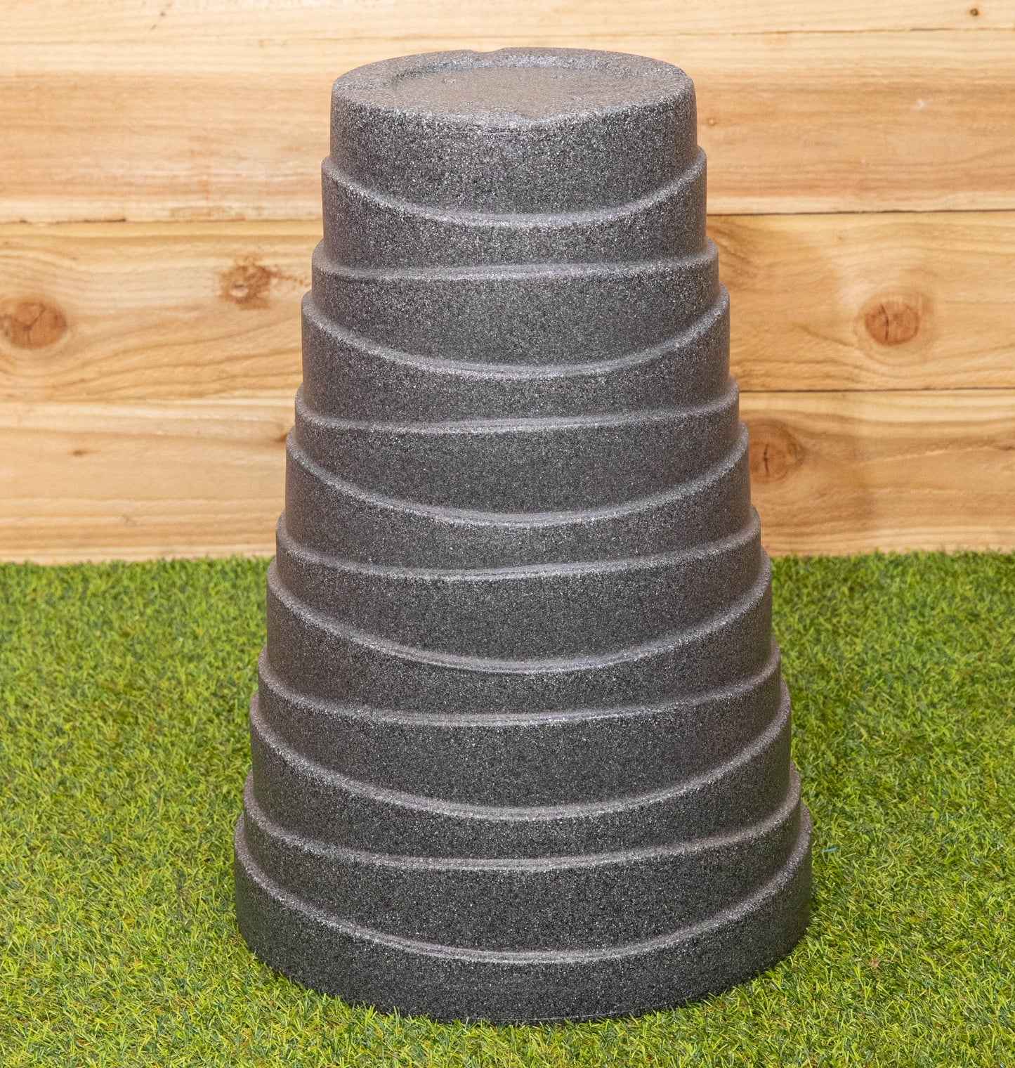 56cm Medium Round Grey Garden Patio Trojan Plant Pot