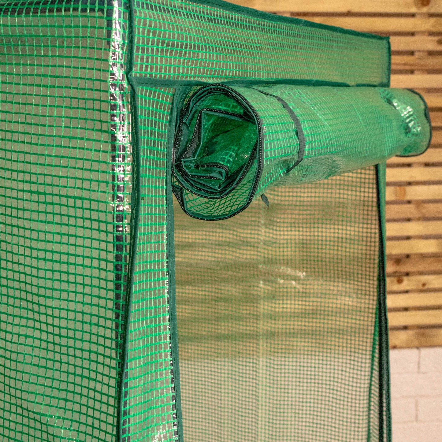 1.5m x 1m Outdoor Tomato Greenhouse with Steel Frame and Protective PE Cover