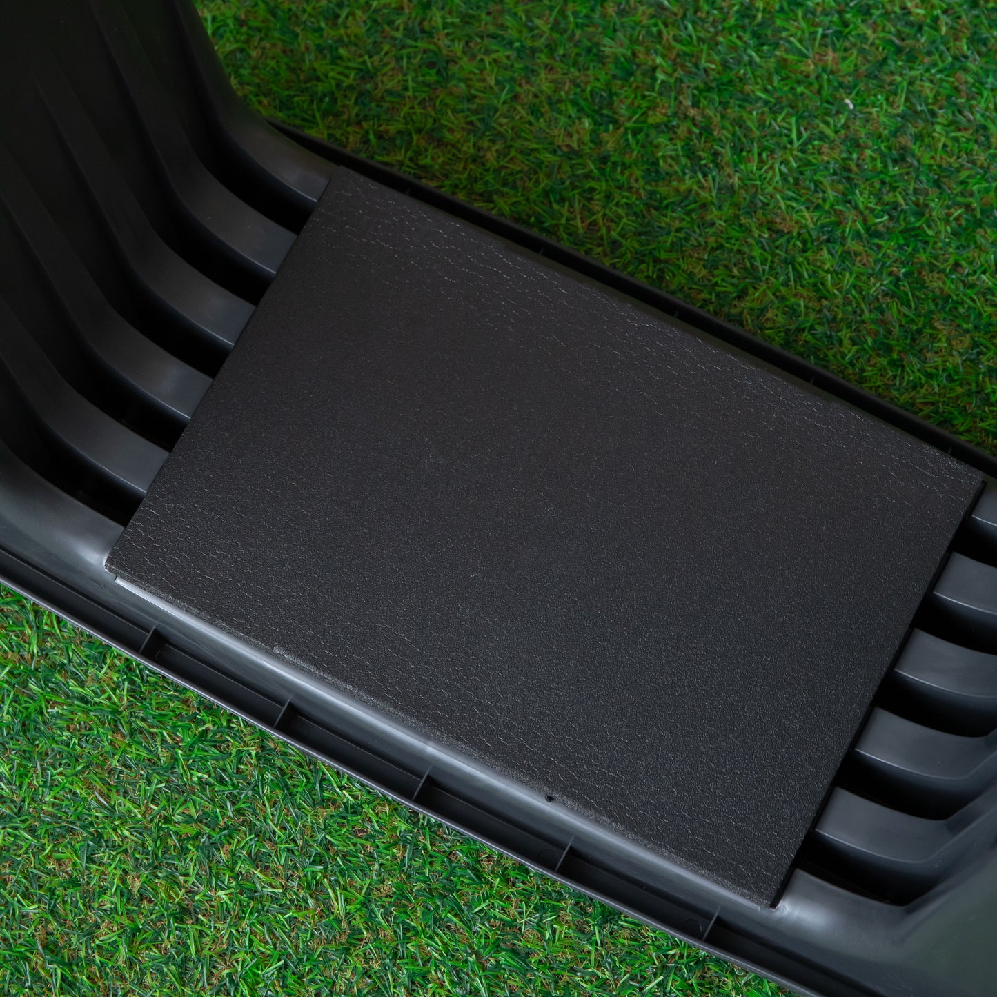 2 in 1 Grey Plastic Garden Kneeler and Stool with Storage Area