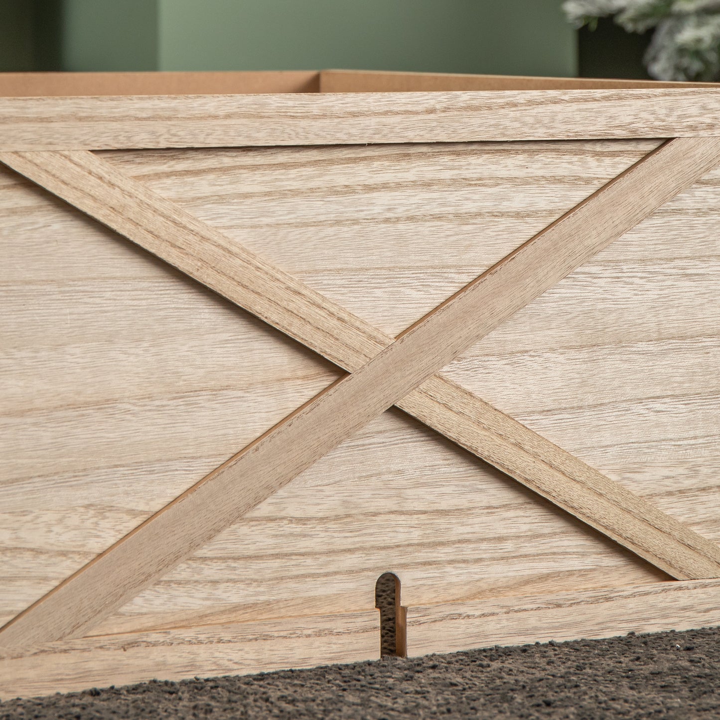 50 x 50cm Square Wooden Foldable Christmas Tree Base