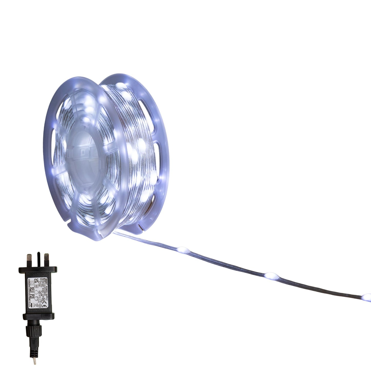 15m Light up Christmas Two Tone String Lights with 200 Warm White & Cool White LEDs