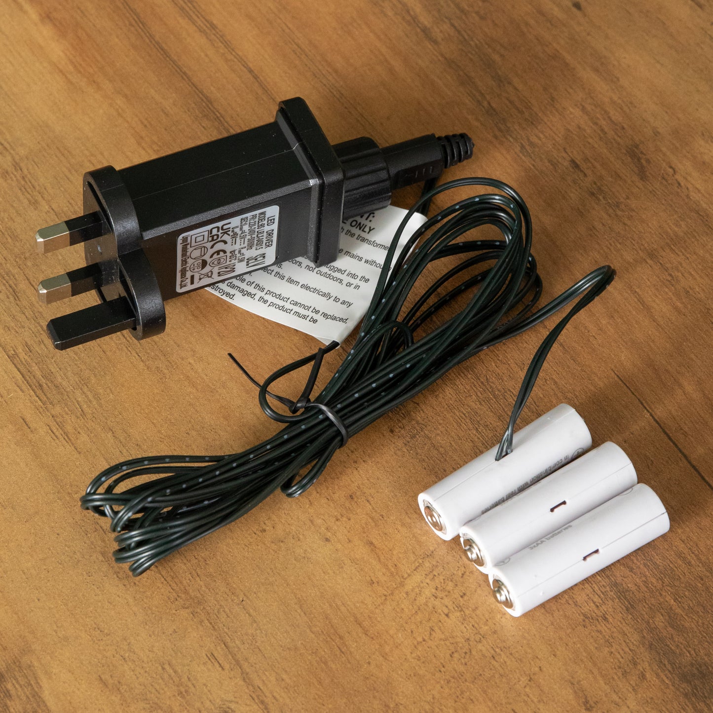 3 x AA Battery Replacement Plug in Power Adapter