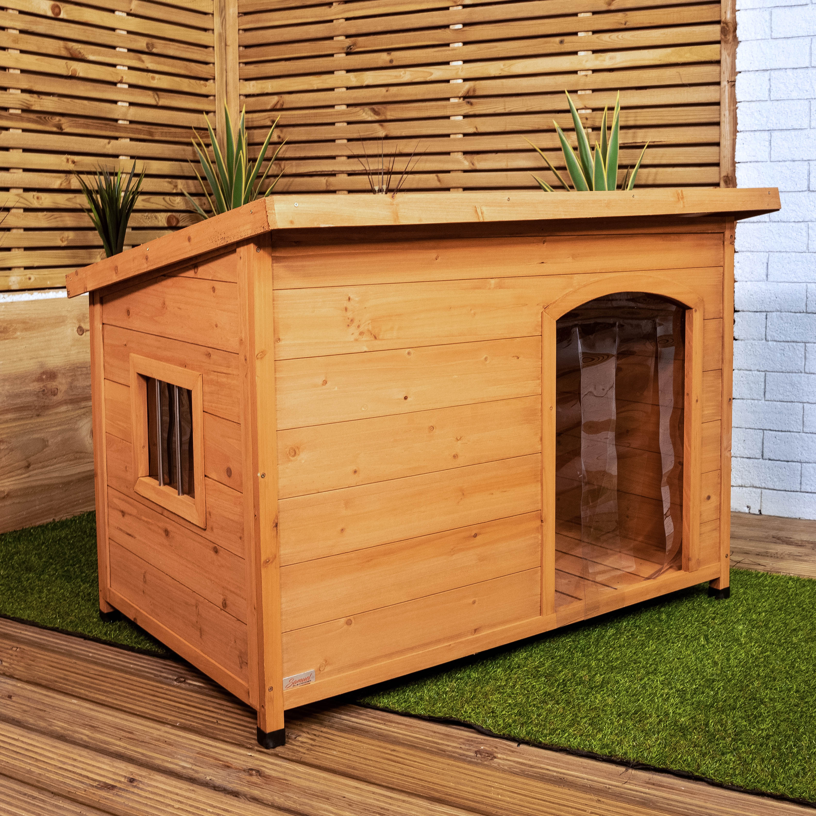 Doghouse Cheap Dog Kennels Near Me 82cm X Large Outdoor Garden