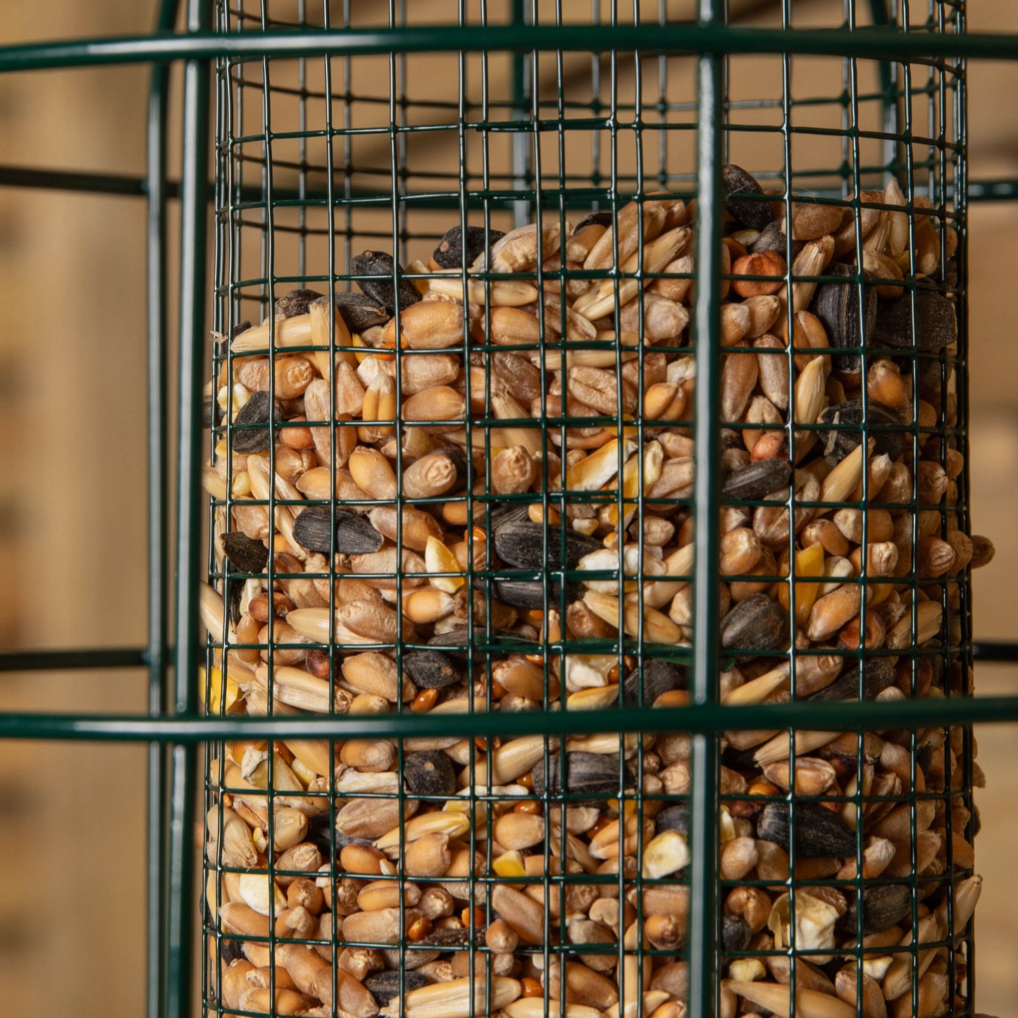 Pack of 5 Wild Bird Hanging Nut Feeder with Squirrel Guard