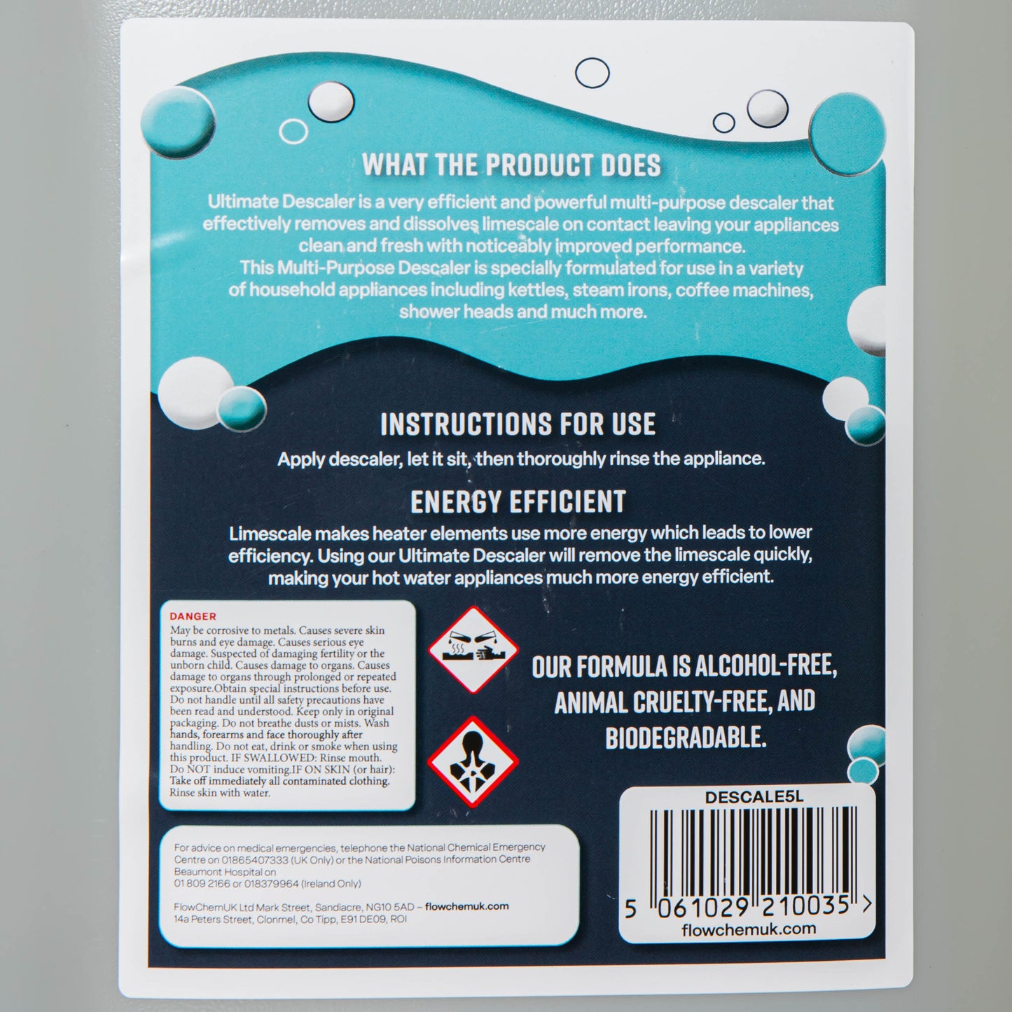 5 Litre Ultimate Multi-Purpose Limescale Descaler