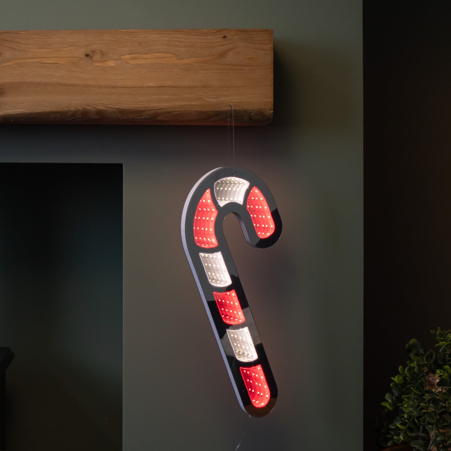 40cm LED Infinity Light Candy Cane