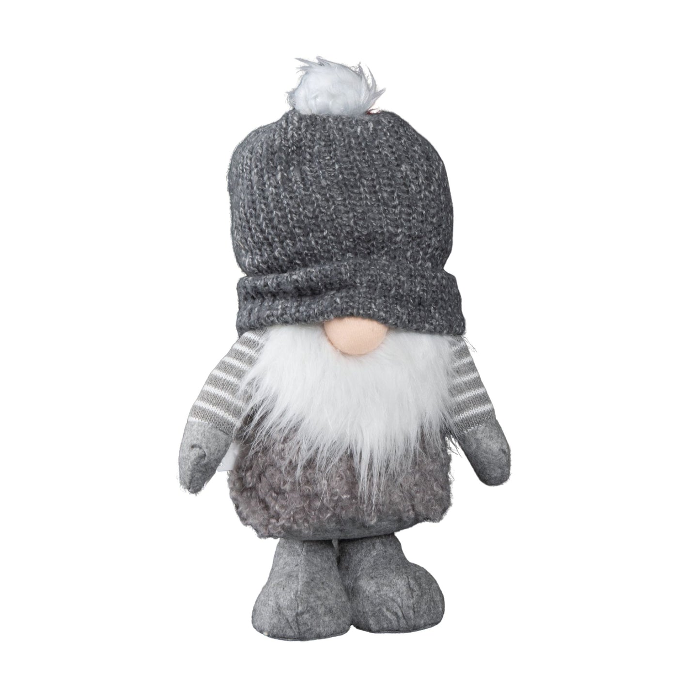 40cm Large Grey Gonk with Bobbly Hat Christmas Decoration
