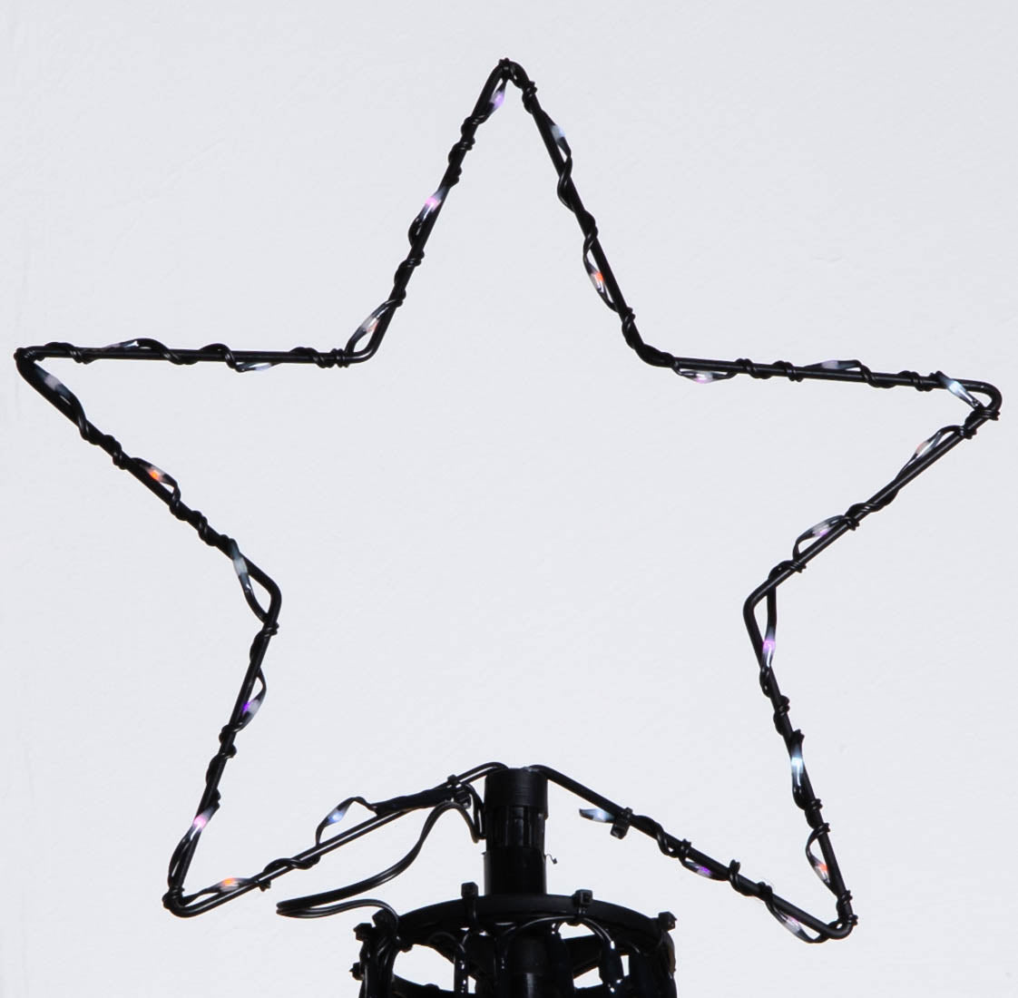 2.5m Light up Christmas Pyramid Cone Tree with 835 Multi-Action Rainbow LEDs