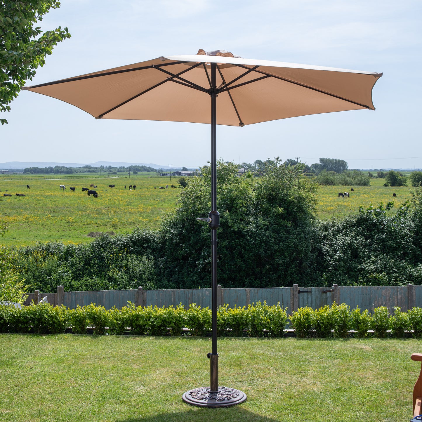 Samuel Alexander 9kg Heavy Duty Bronze Cast Iron Effect Garden Parasol Base