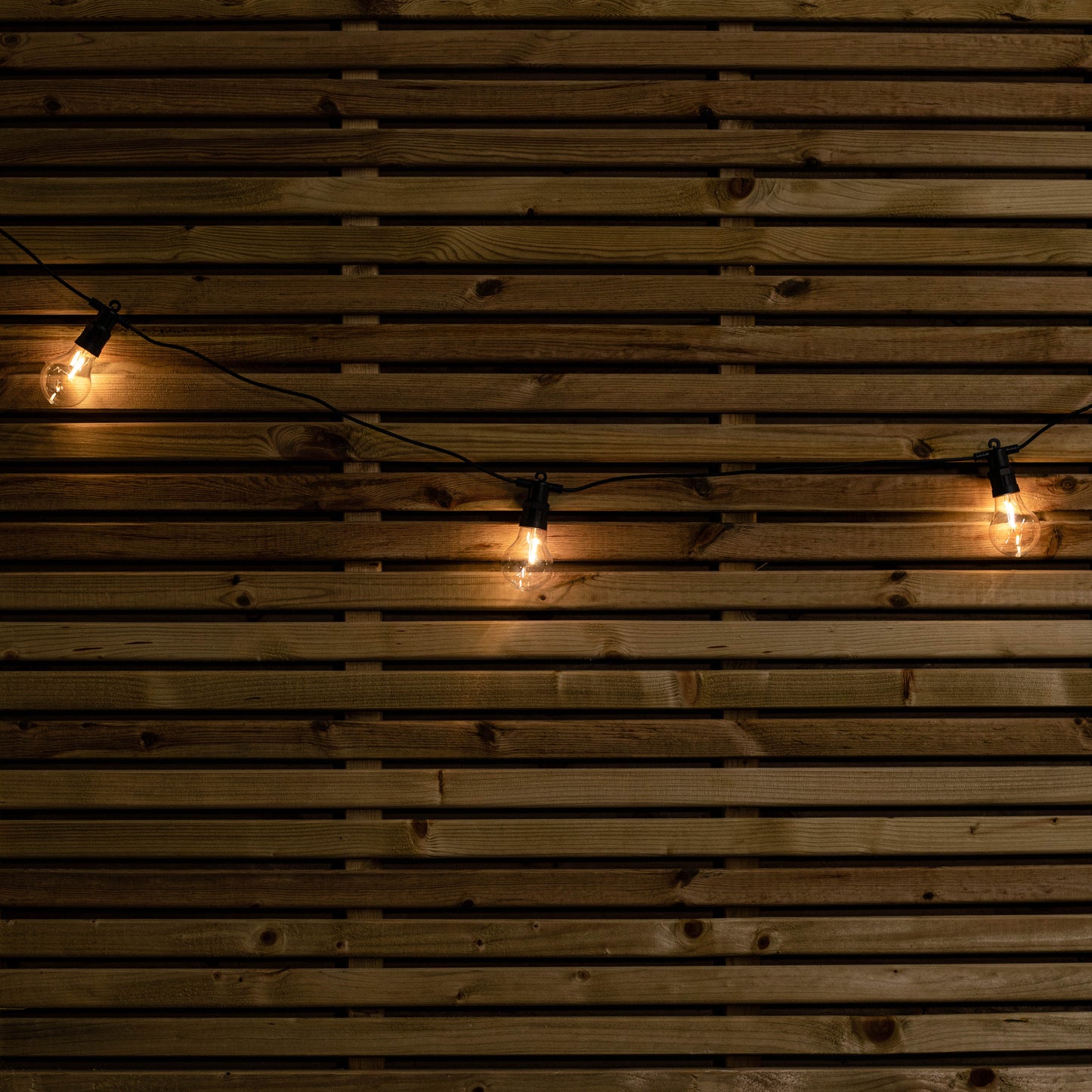 Set of 10 Indoor Outdoor Connectable Festoon Lights with Warm White LEDs