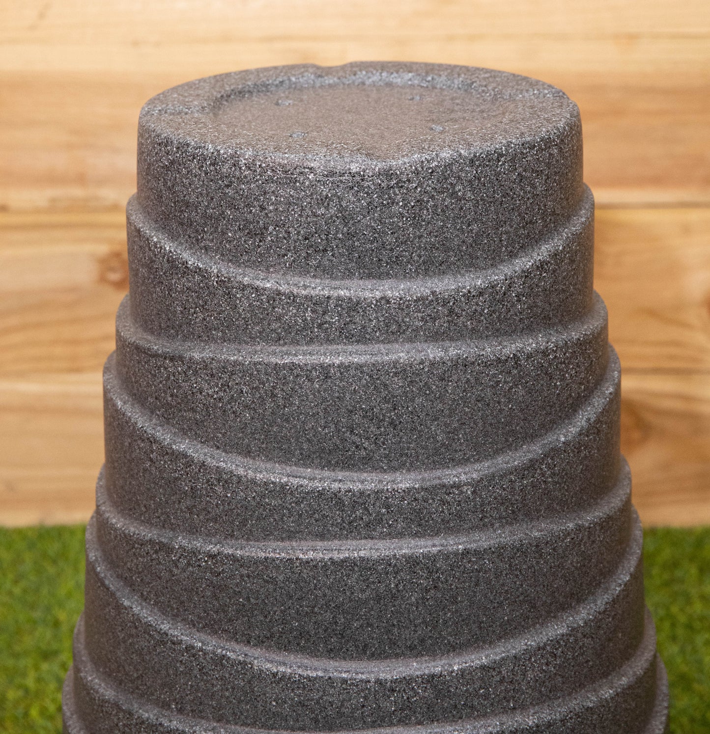 56cm Medium Round Grey Garden Patio Trojan Plant Pot