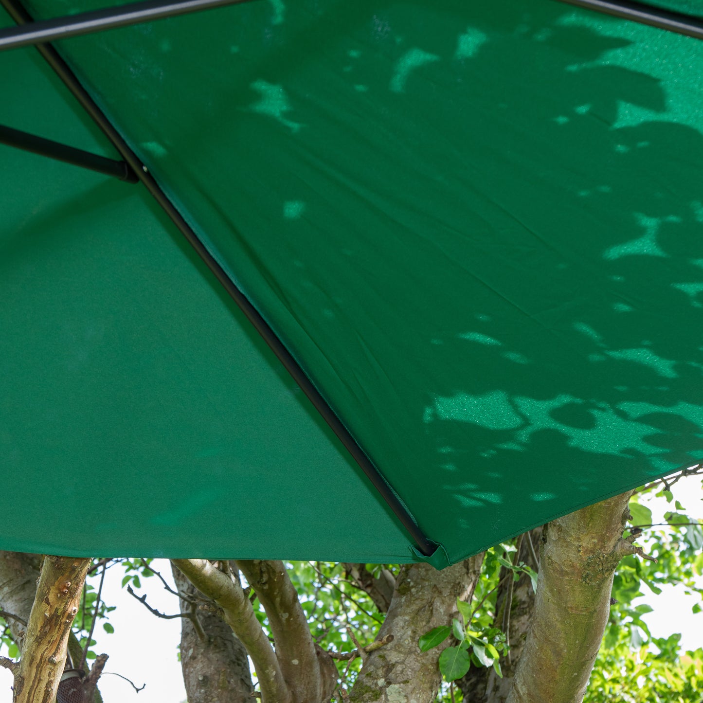 Samuel Alexander 2.7m Havana Garden Patio Parasol with Crank Handle in Green