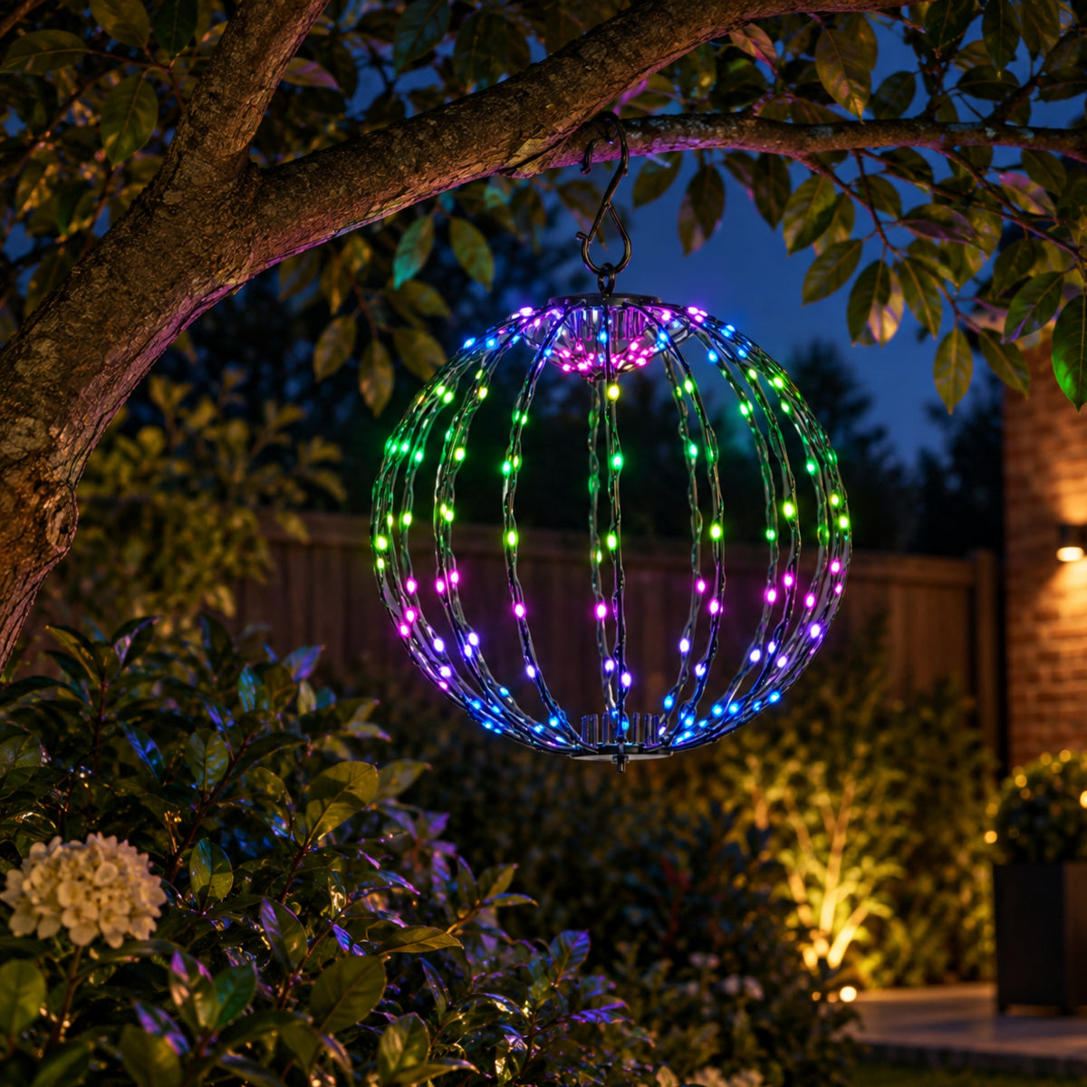 30cm Light up Colour Changing LED Twinkling Orb Christmas Ball with Remote