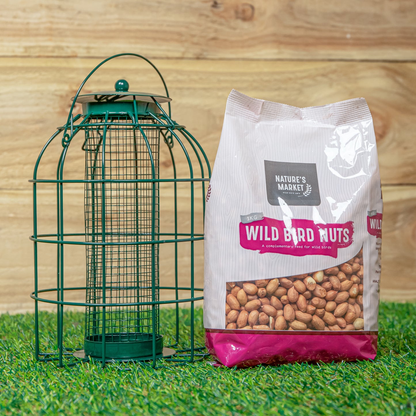 1kg Bag Garden Wild Bird Whole Nuts Feed