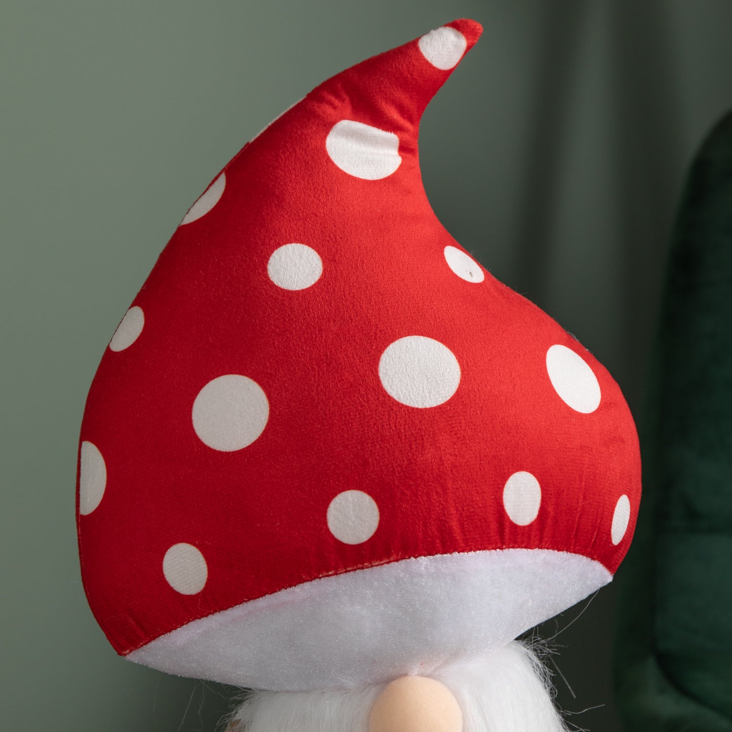 40cm Red Soft Festive Funghi Truffle Christmas Mushroom Gonk Decoration