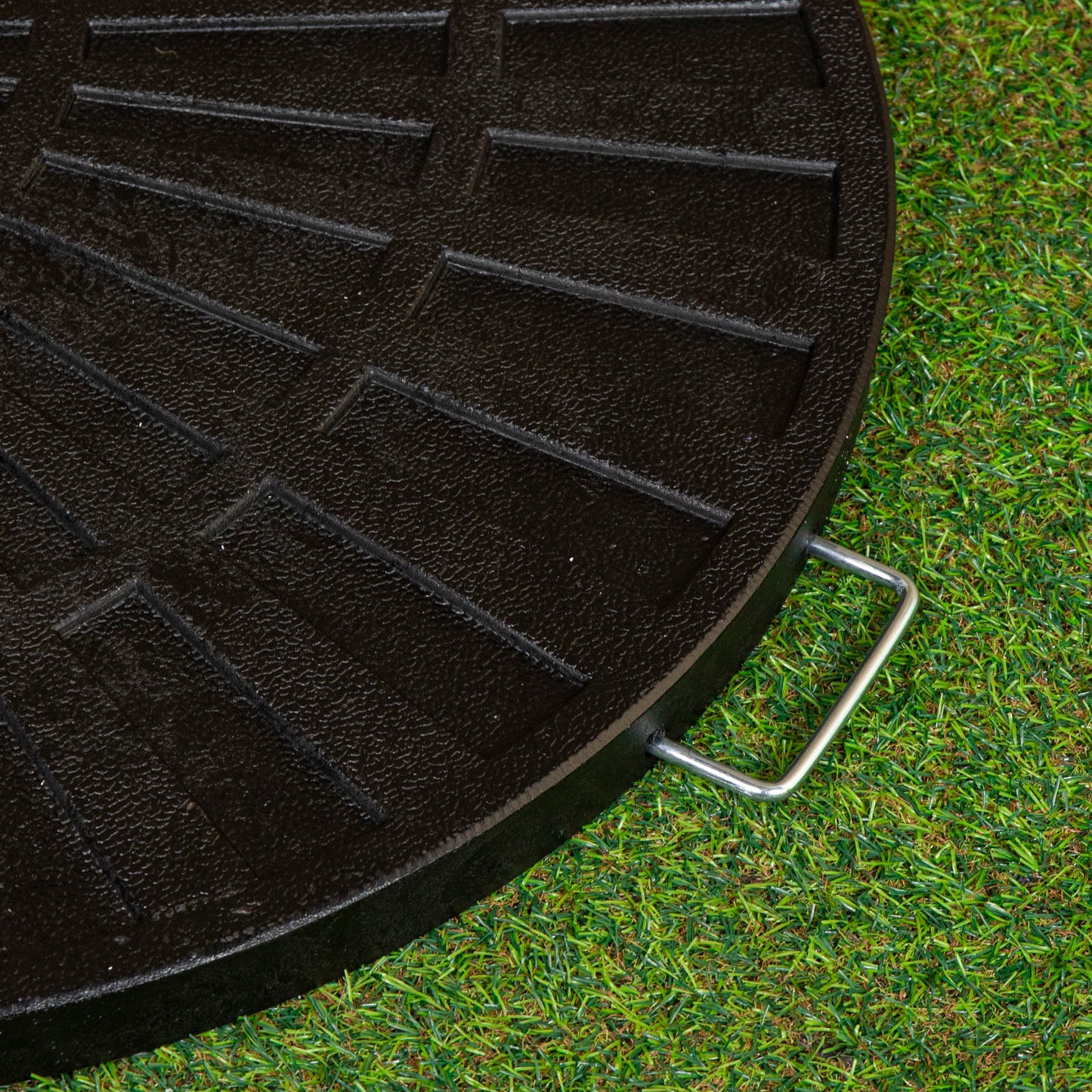 2 Piece 14kg Black Hanging Banana Cantilever Garden Parasol Base Weights