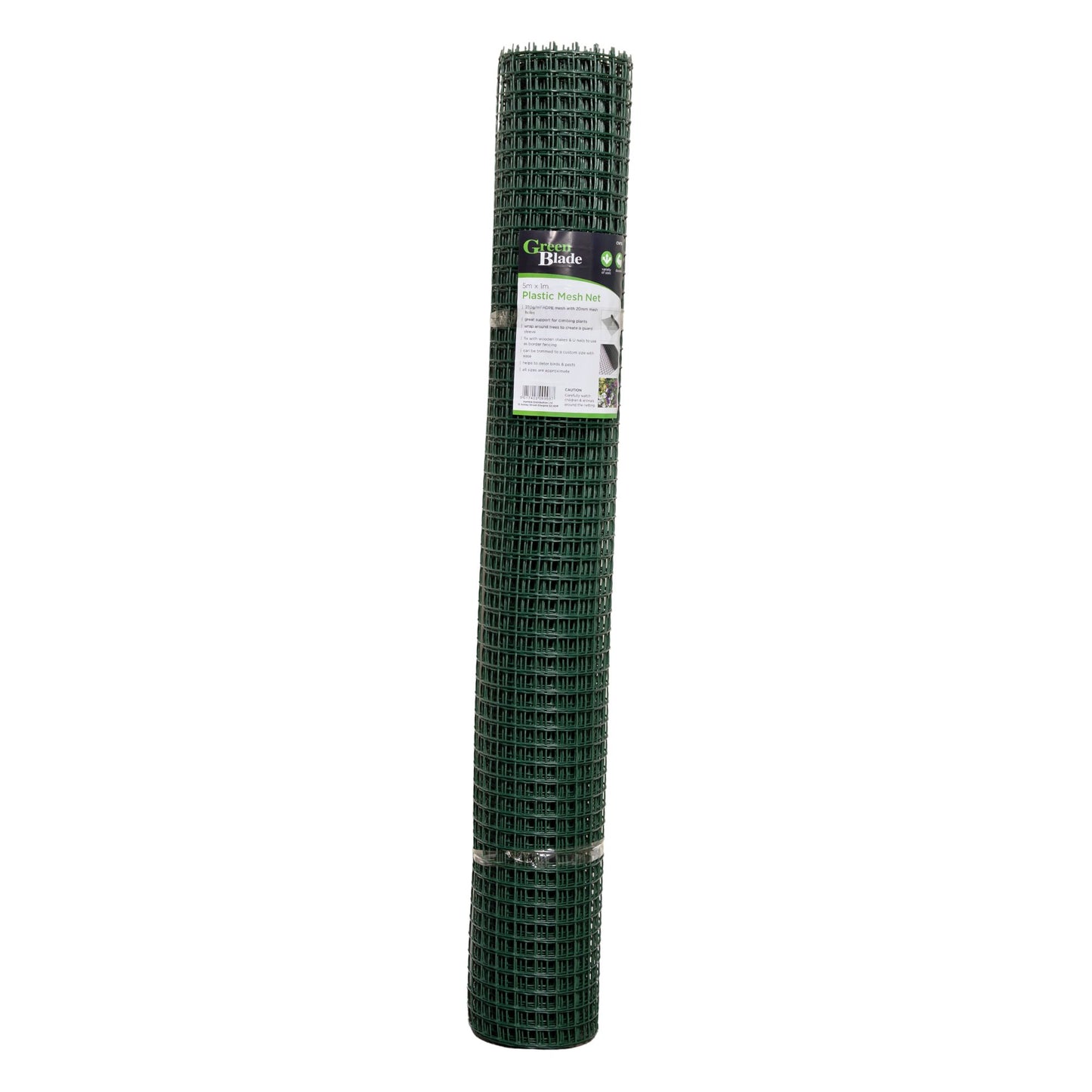 5m x 1m Green Plastic Mesh Garden Border Net Fencing