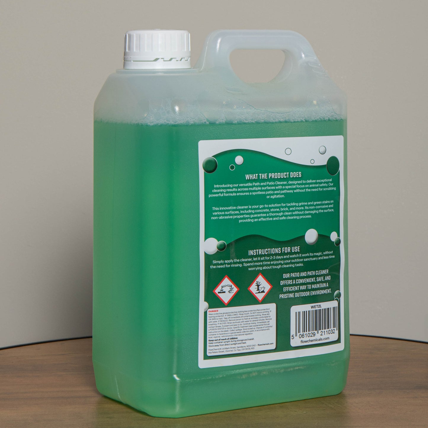 2.5 Litre Wet & Walk Away Patio Surface Cleaner Concentrate