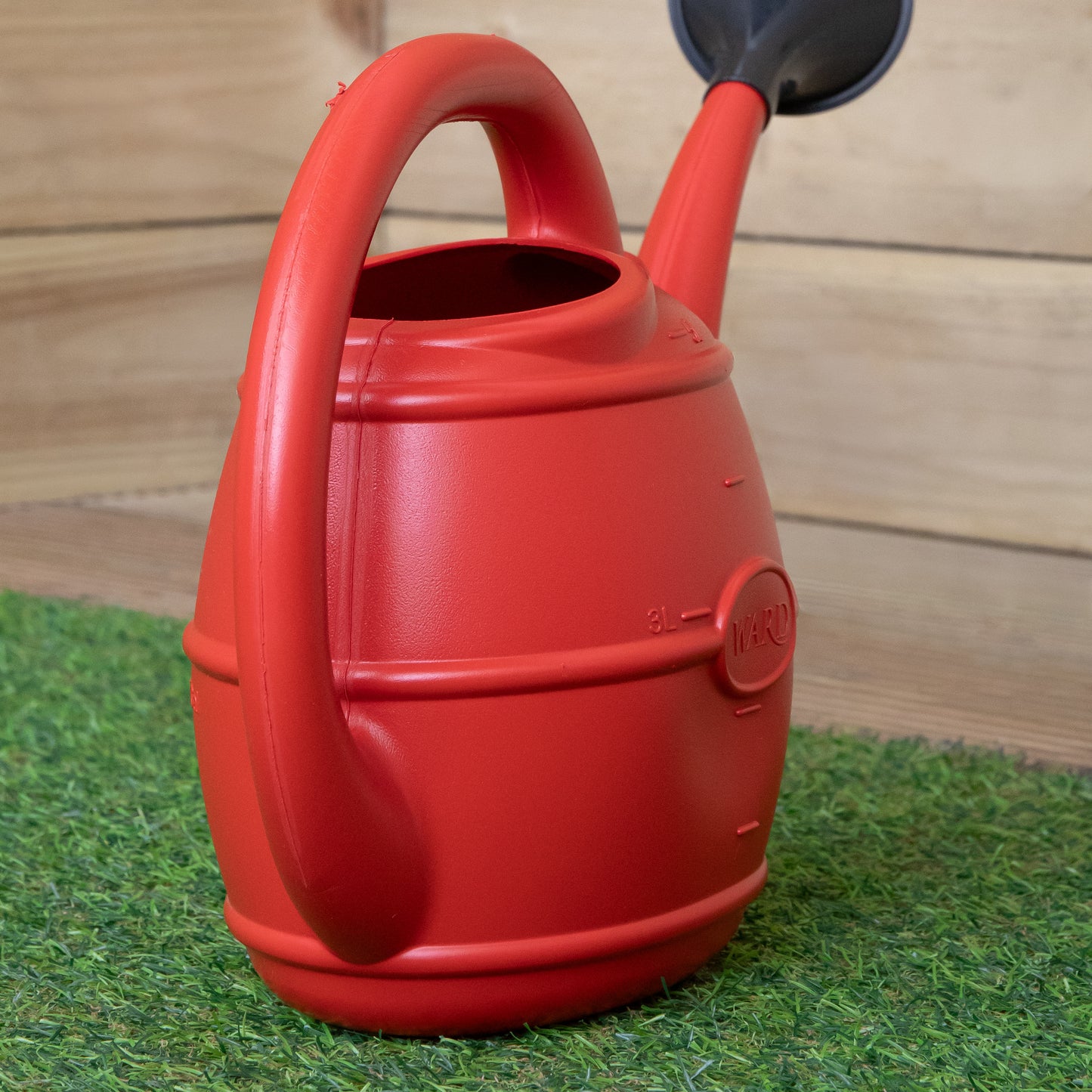 5L Ward Garden Watering Can with Rose in Red