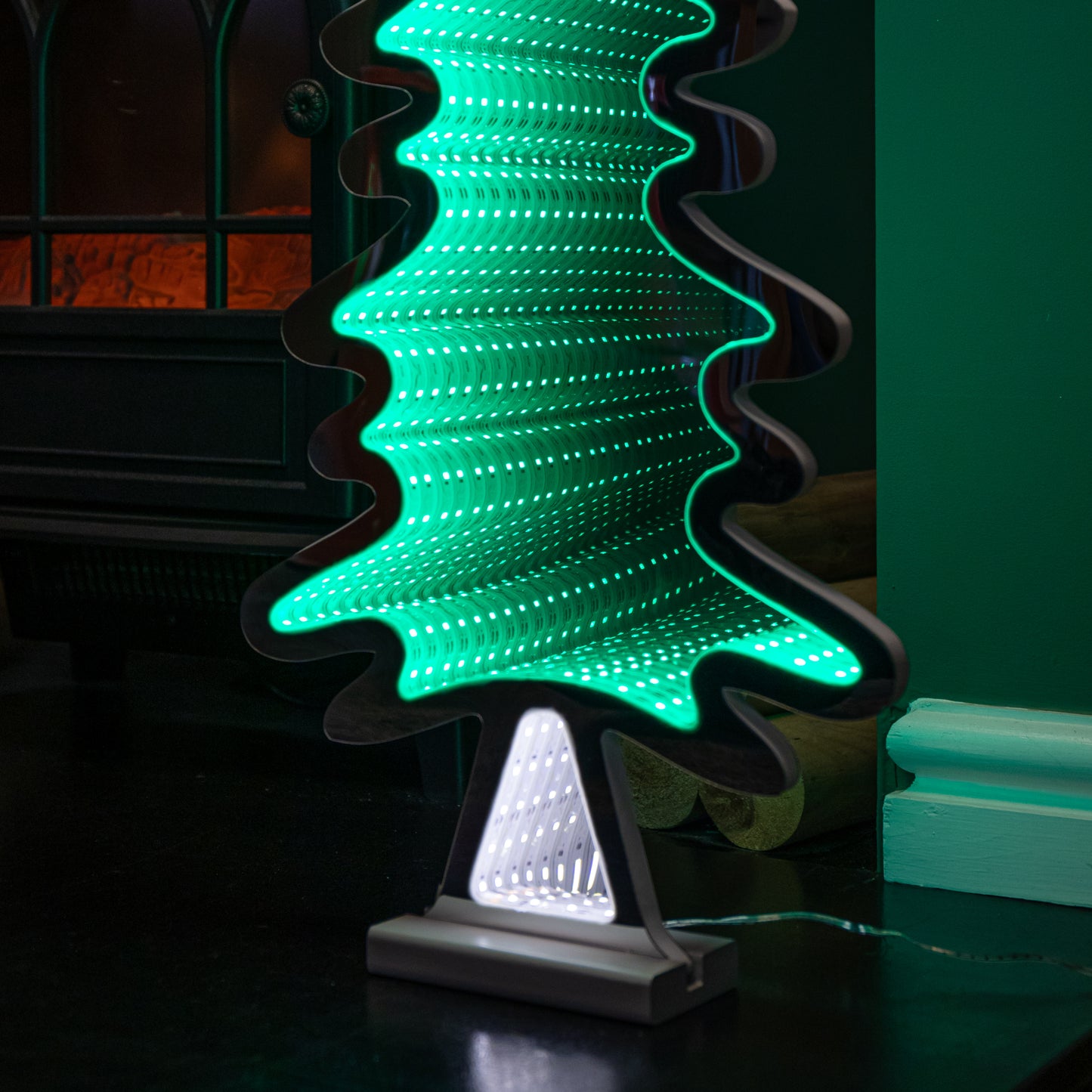 60cm Light up Christmas Tree Infinity Decoration with LEDs