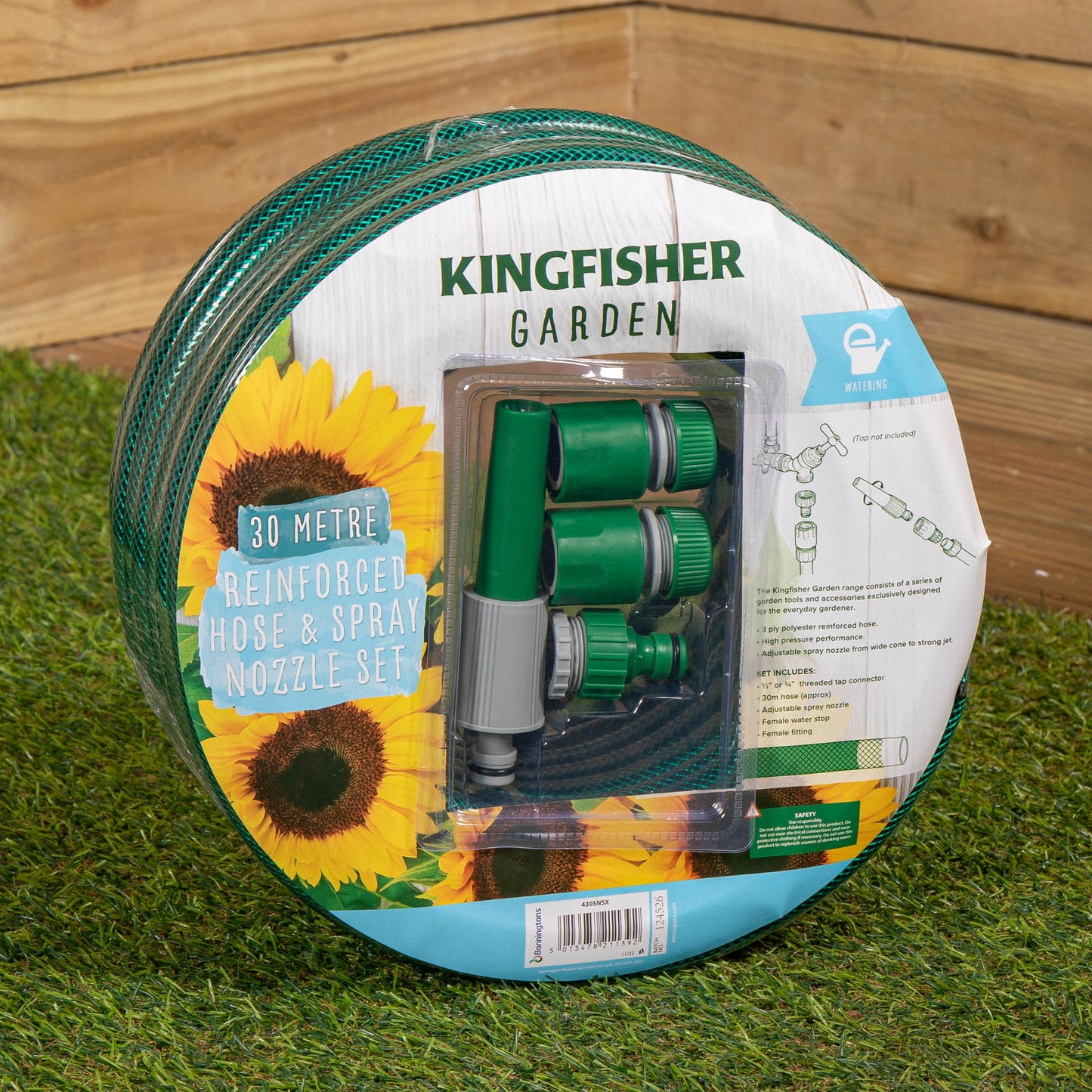 30m Garden Hose and Spray Nozzle Set (430SNSX)