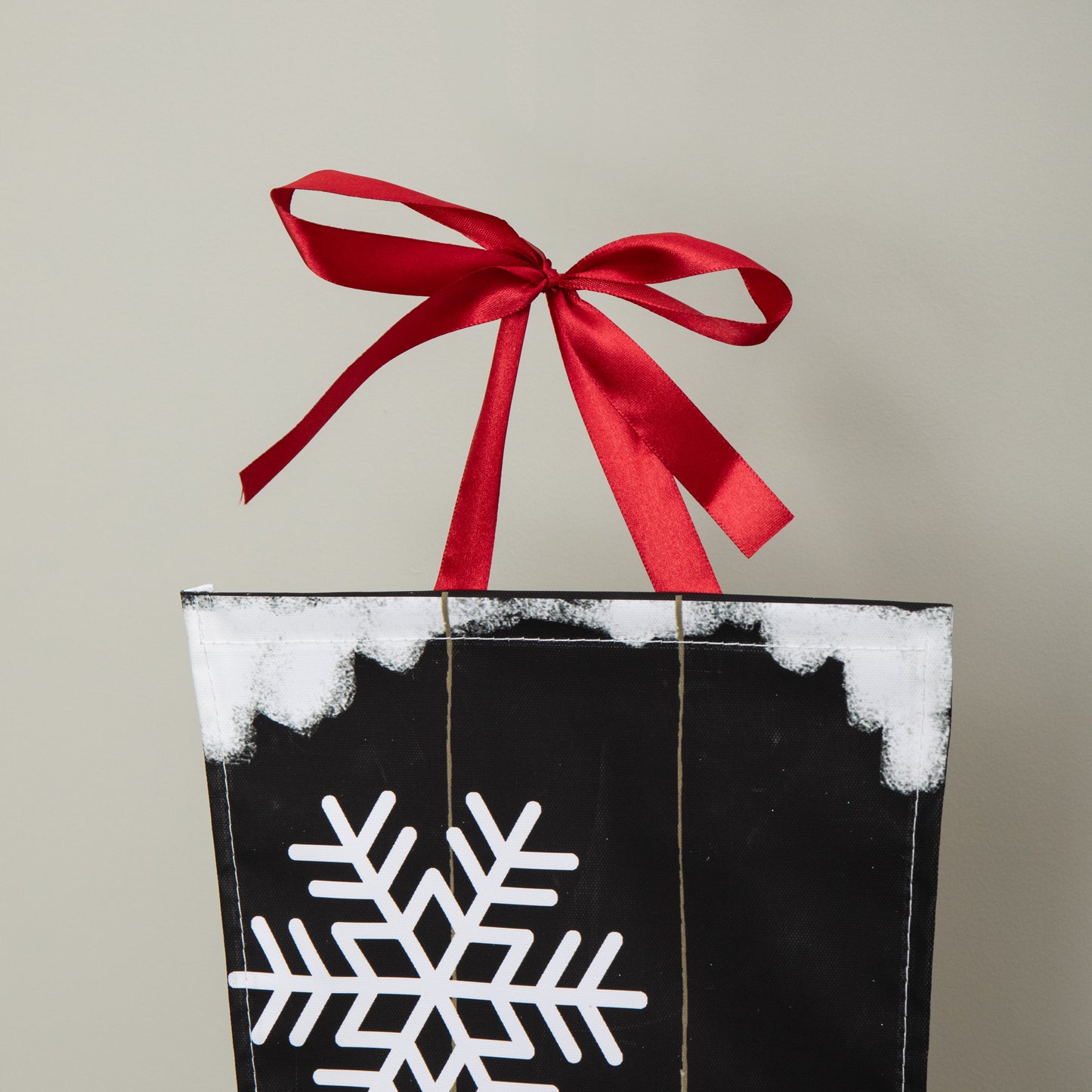 1.2m Battery Operated Light up Hanging Christmas Snowman Fabric Banner with LEDs