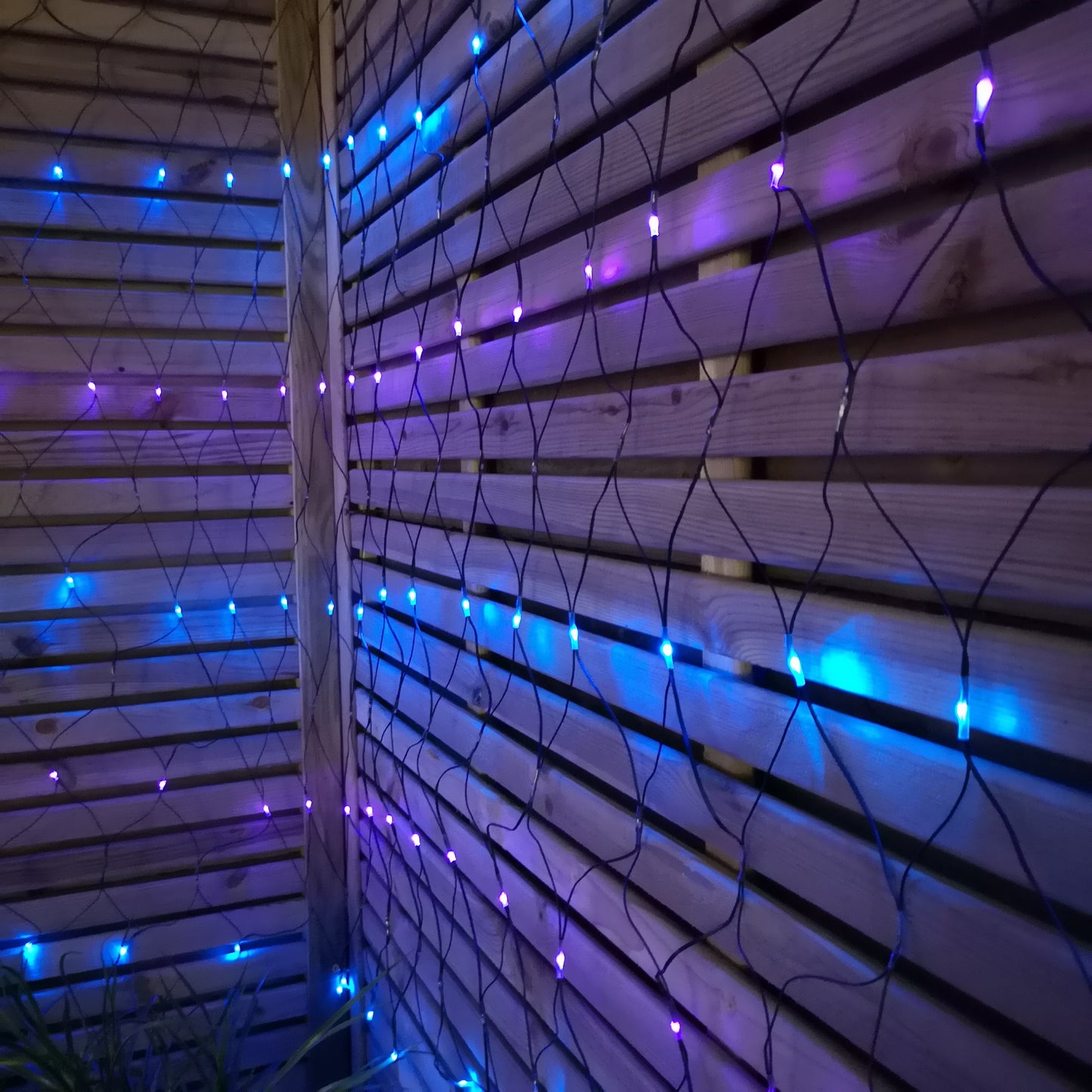 3.5m Multi Function Rainbow LED Net Lights Christmas Decorations with Timer