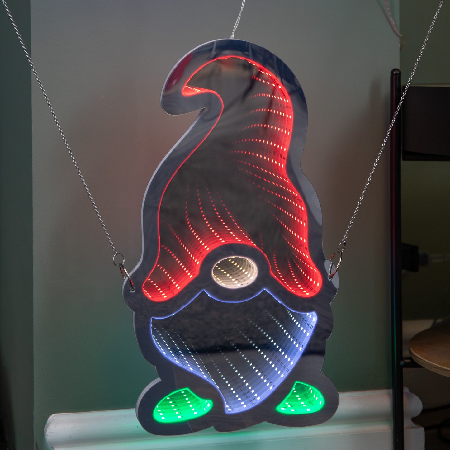 85cm LED Infinity Light Gonk Hanging Parachute