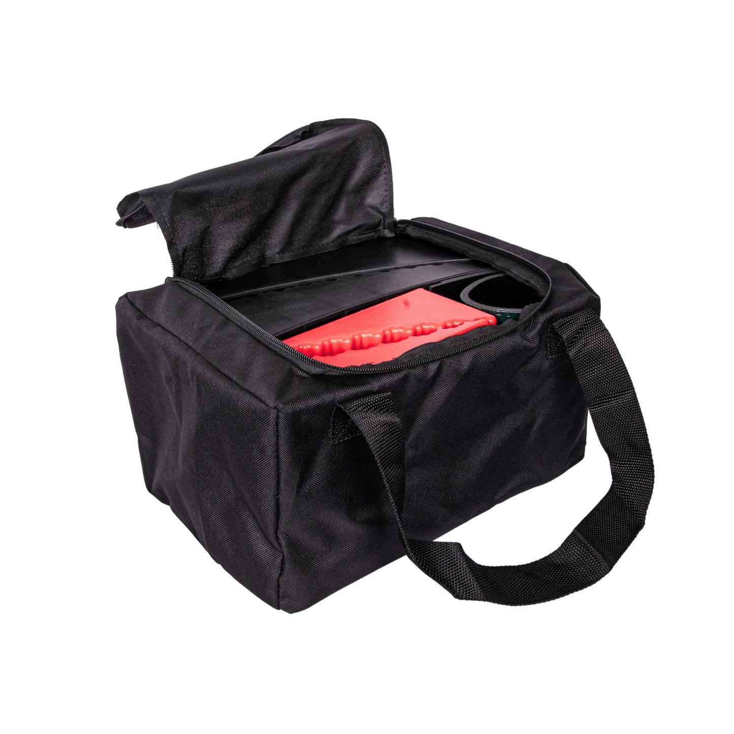 32cm x 6cm Set of 2 Red & Black Plastic Heavy Duty RV Campervan Leveller with Carry Case