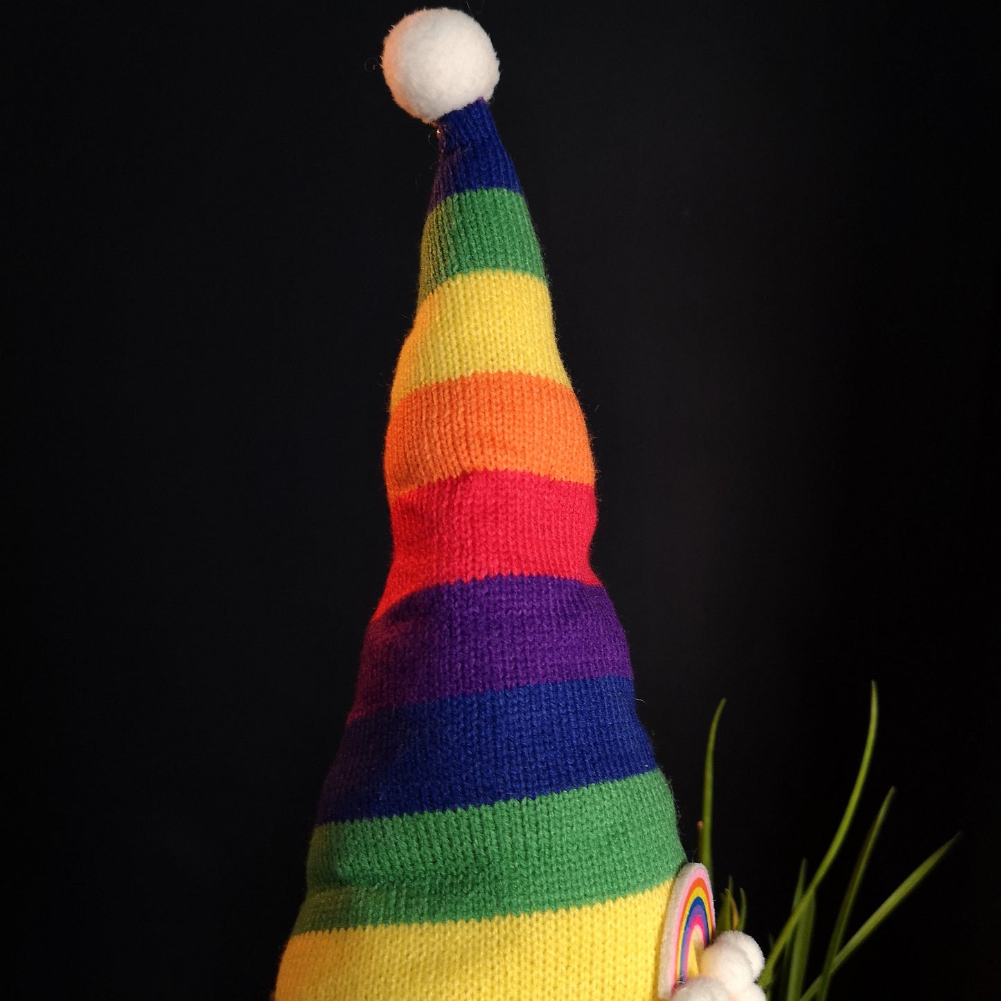 66cm Large Standing Plush Rainbow Christmas Gonk Decoration