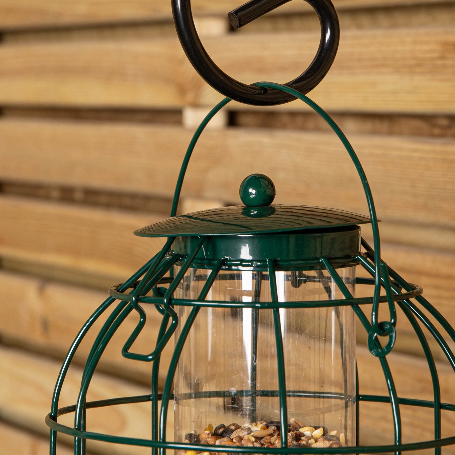 Pack of 5 Wild Bird Seed Feeder Cage with Squirrel Guard
