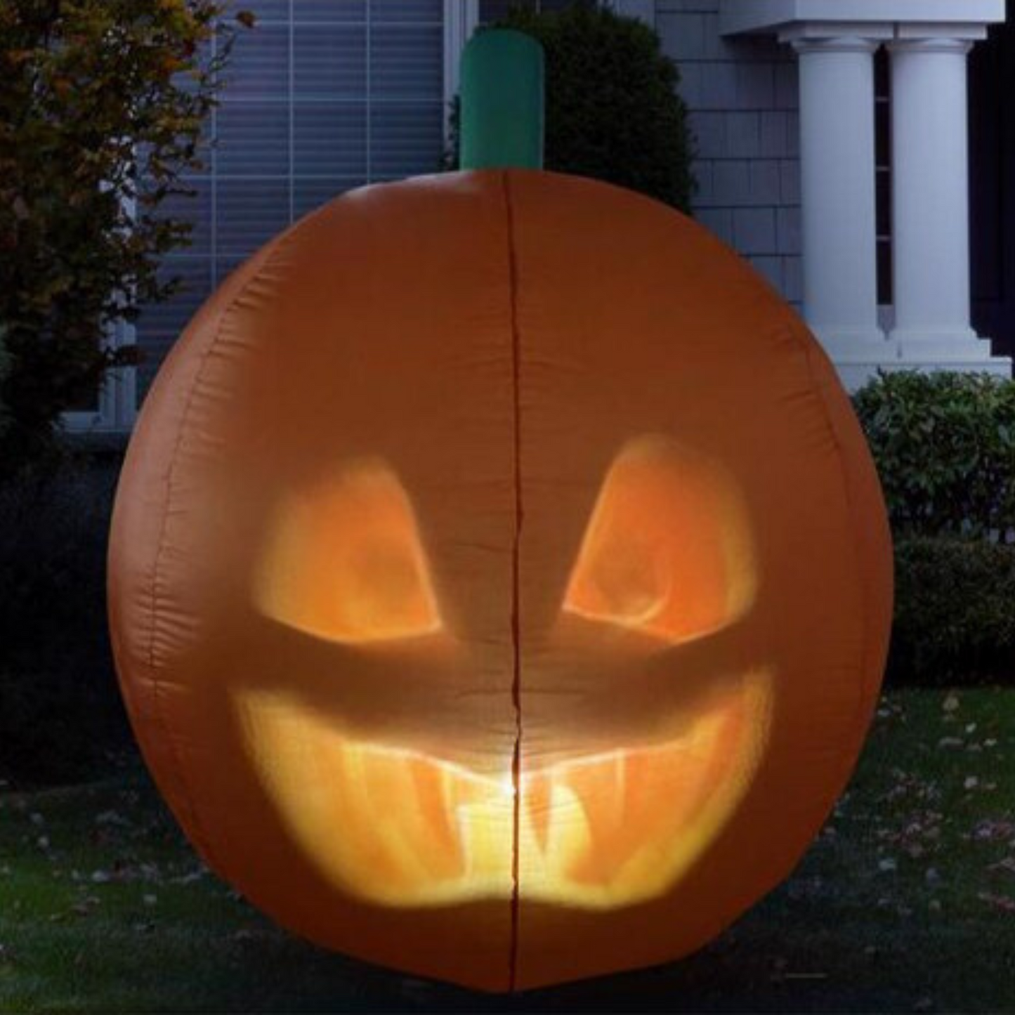 Factory Seconds: Animated Jabberin Jack Giant 5ft Inflatable Talking Animated Halloween Pumpkin with Built-in Projector and Speaker