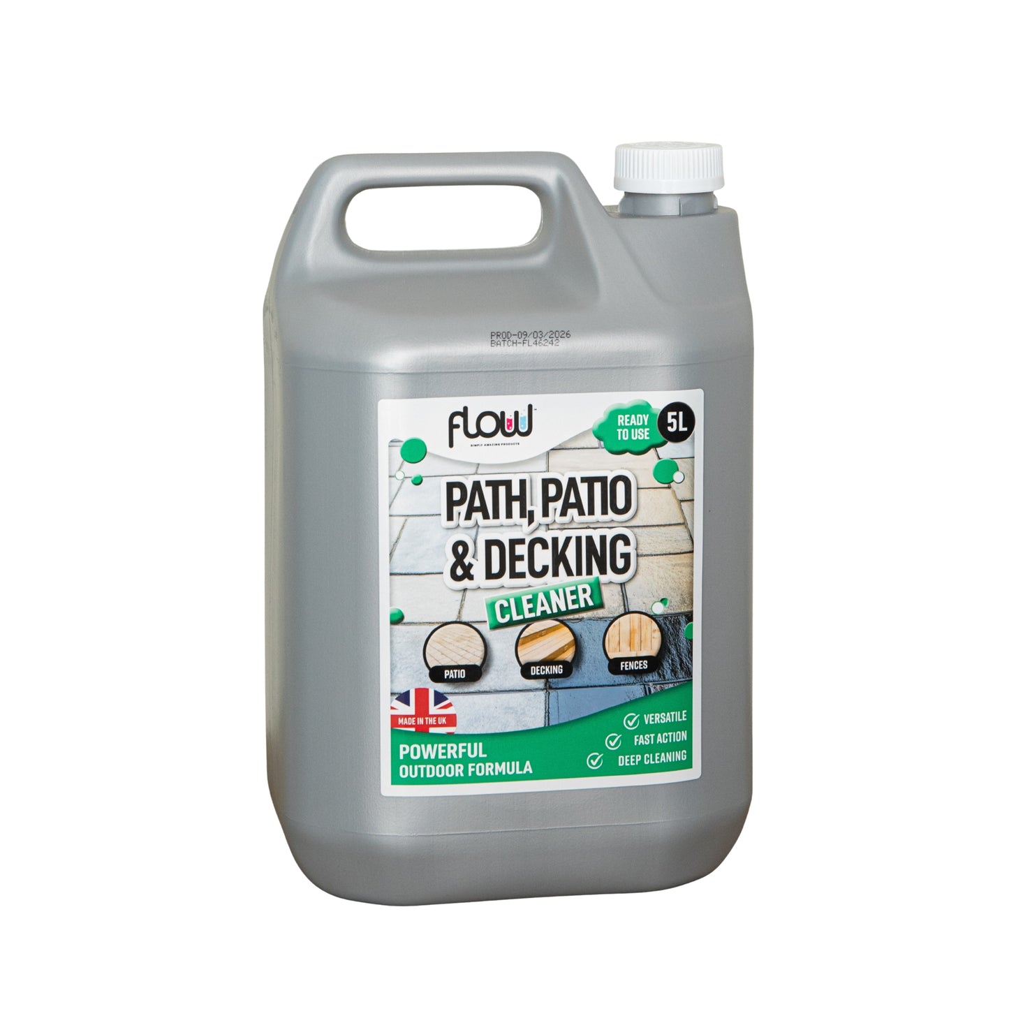 5 Litre Outdoor Patio and Decking Multi-Purpose Cleaner