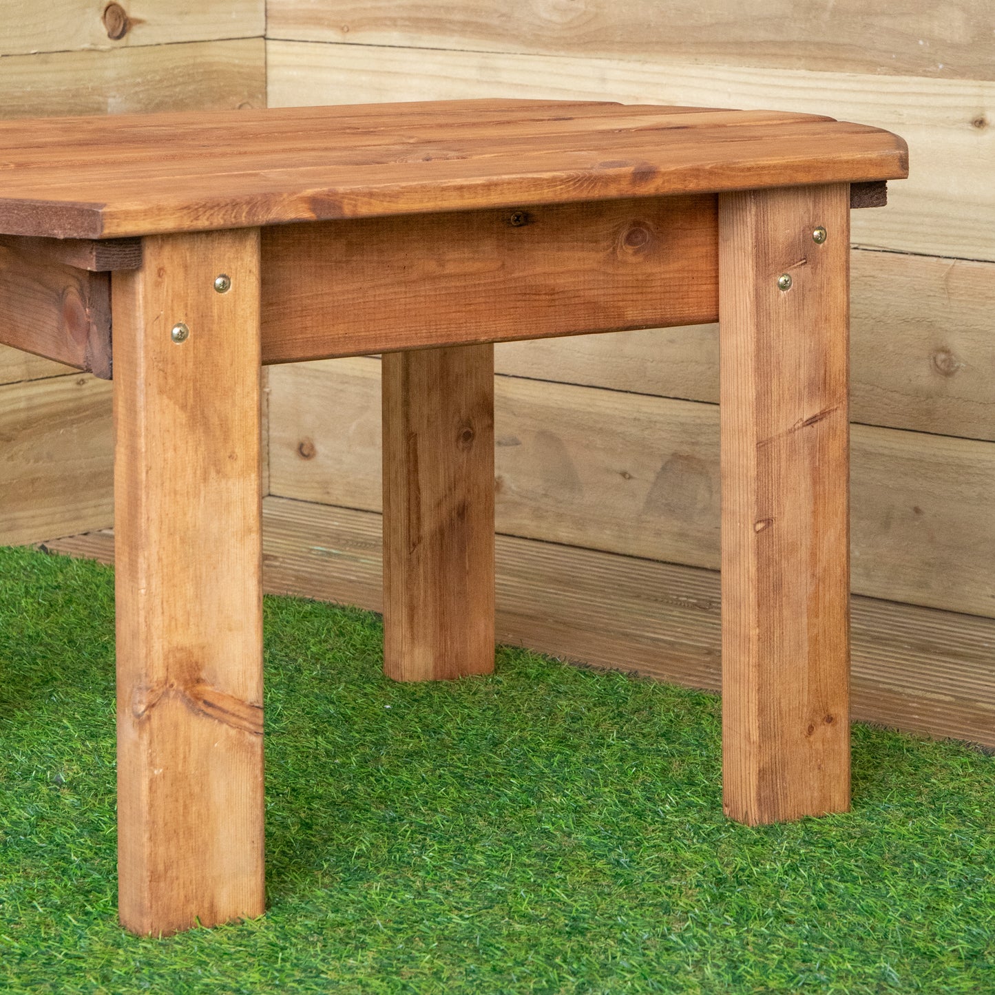 Charles Taylor Hand Made Chunky Rustic Wooden Traditional Coffee Table