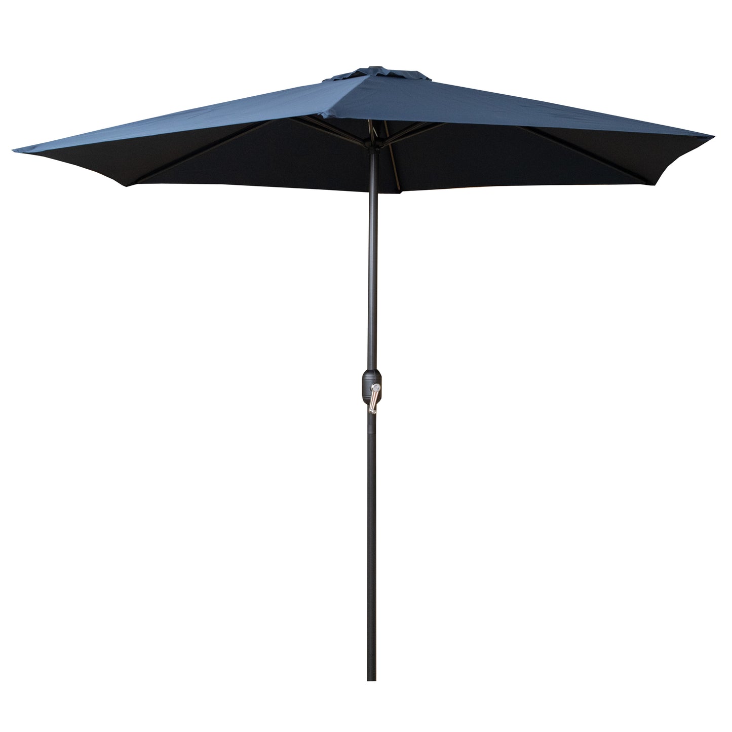Samuel Alexander 2.7m Havana Garden Patio Parasol with Crank Handle in Blue