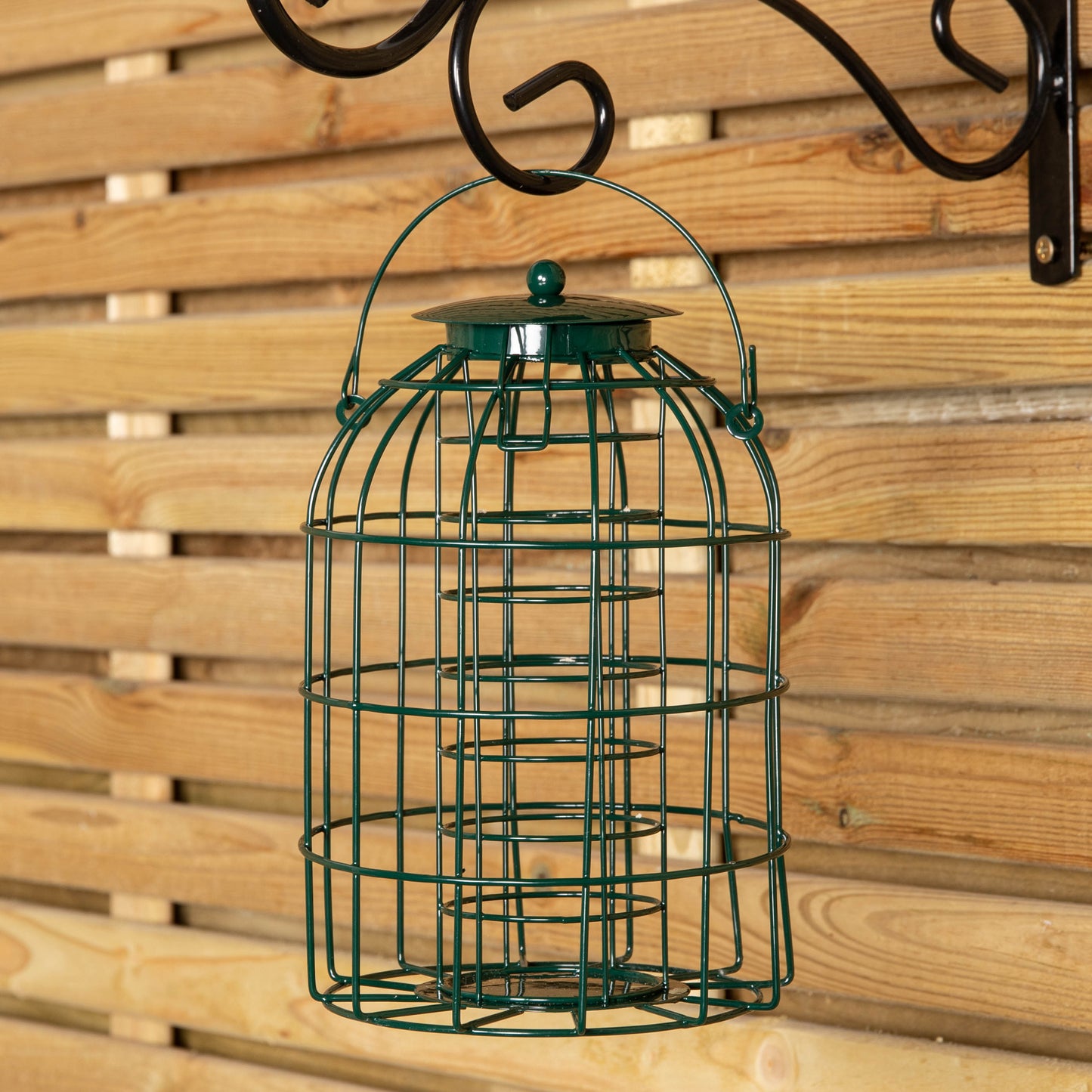 Natures Market Wild Bird Fat Ball Feeder with Squirrel Guard