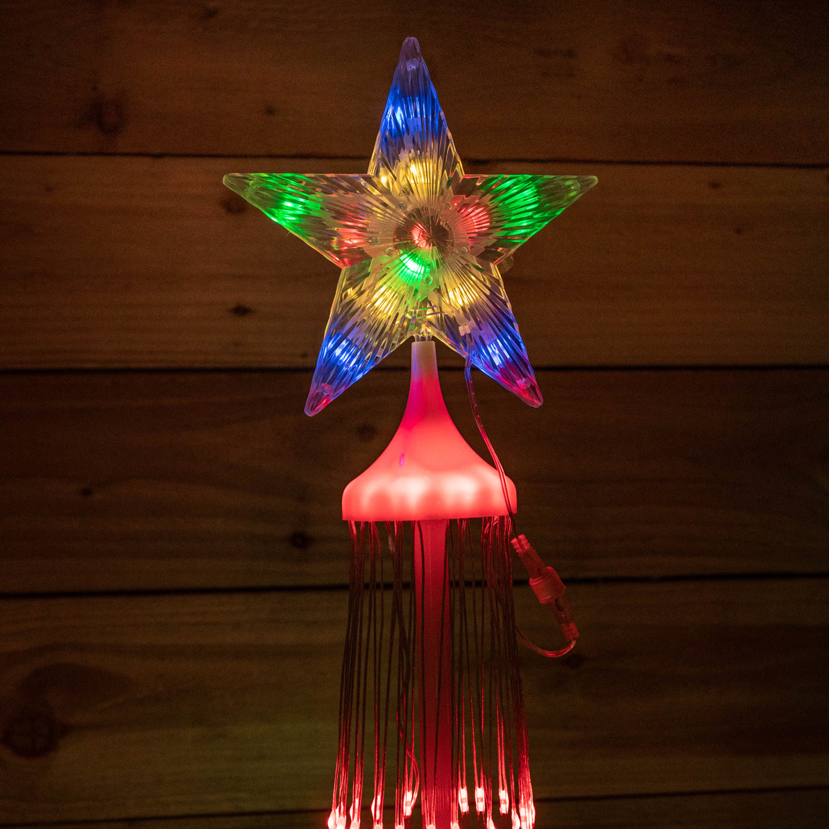 1.8m Light up Christmas Cone Tree with 220 Multi-Coloured LEDs and Timer Function