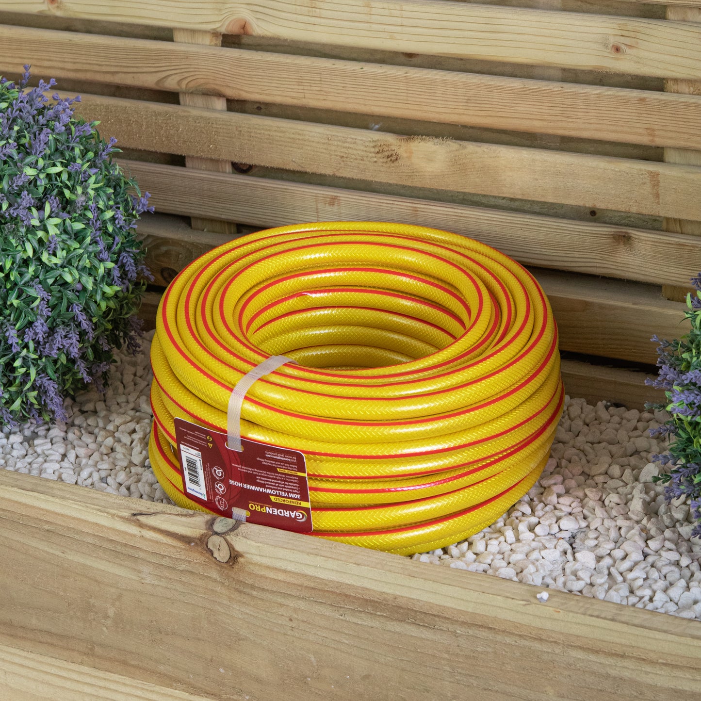 30m Pro Gold Kink Resistant Reinforced Garden Hose Pipe