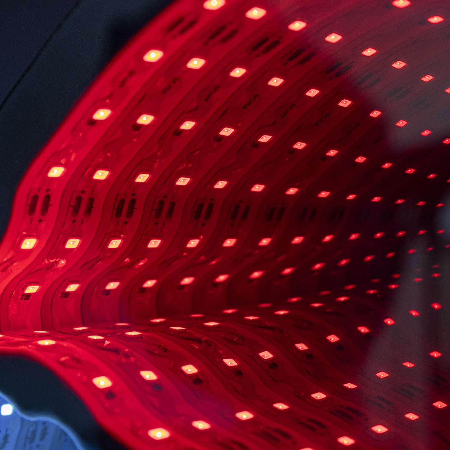 40cm Light up Christmas Santa Stop Here Sign with Hat Infinity Decoration & LEDs