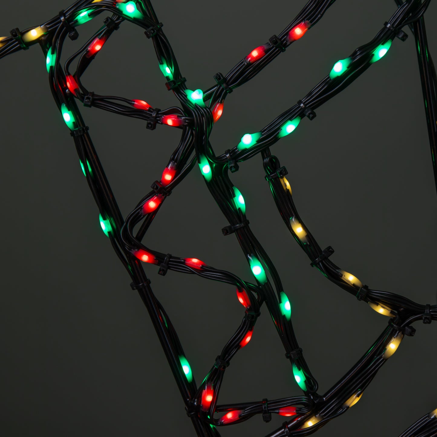 1.1m x 73cm Light up Prancing Christmas Reindeer with 350 Multi-Coloured LEDs