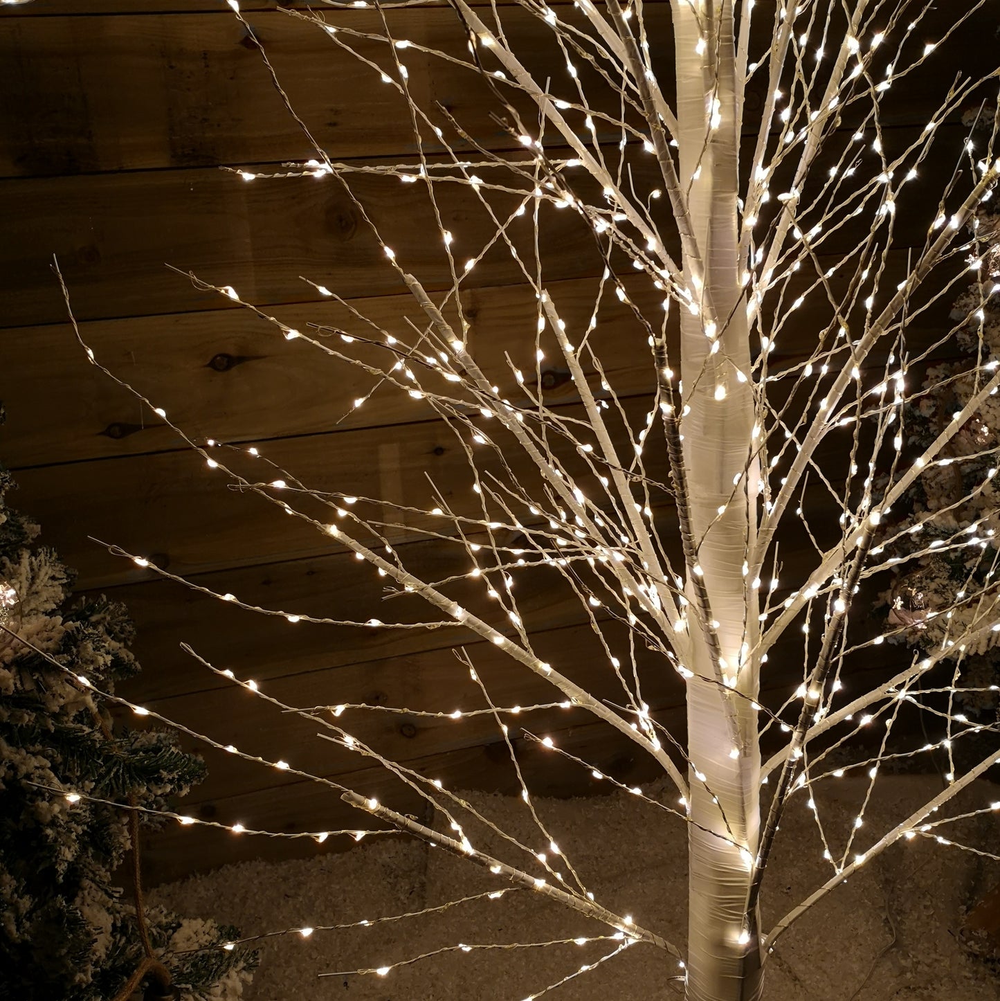 6ft (1.8m) White Modelling Micro Dot Tree with 1,300 Twinkling LEDs in Warm white