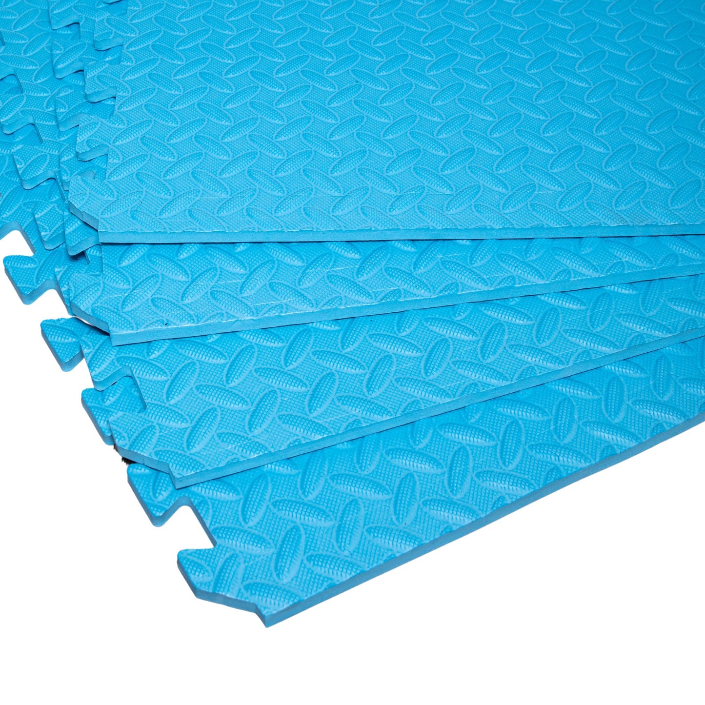 Samuel Alexander Blue 32 Piece EVA Foam Floor Protective Tiles / Mats 60x60cm Each Set For Gyms, Kitchens, Garages, Camping, Kids Play Matting, Floor Mats Set Covers 11.52 sqm (124 sq ft)