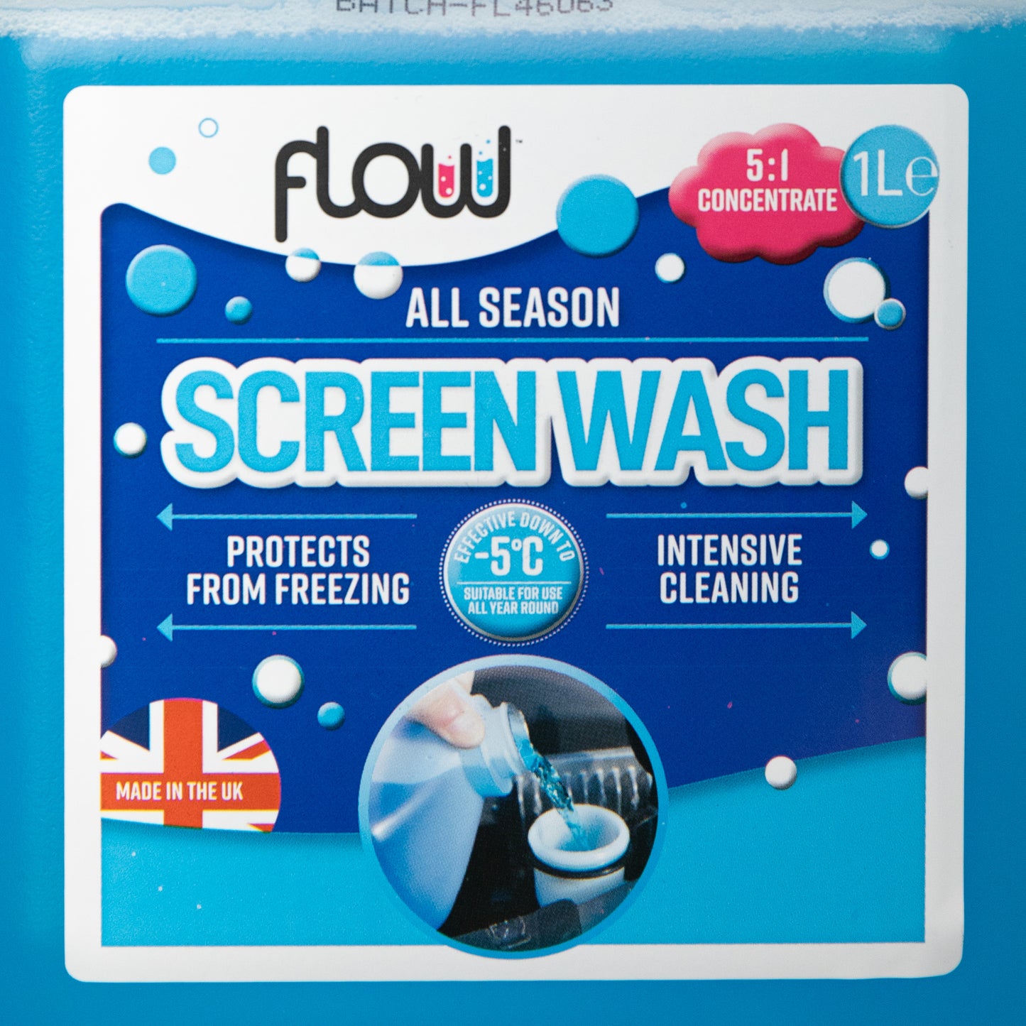 1 Litre All Season Smear Free Windscreen Wash Concentrate For all Vehicles