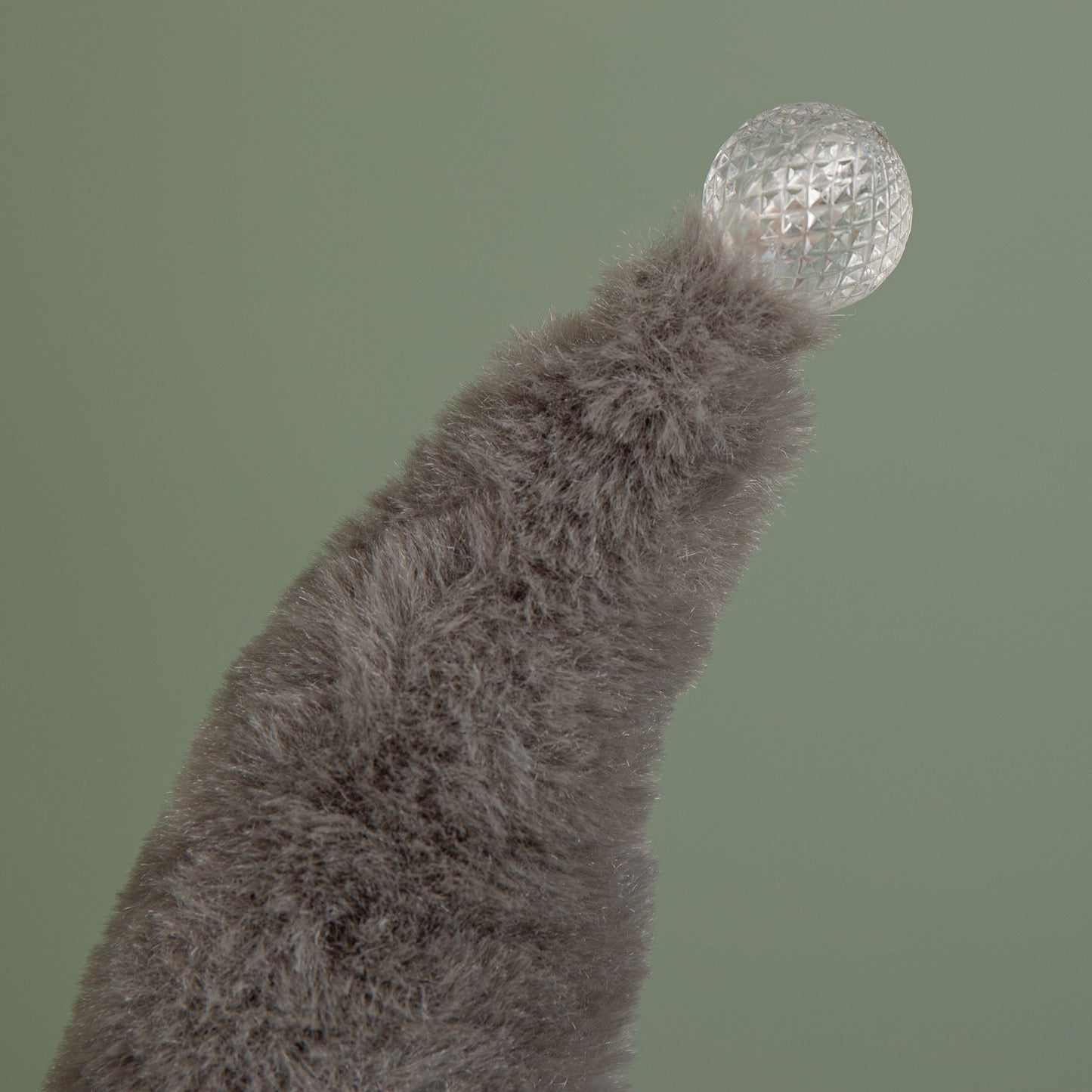 35cm Battery Operated Light up Christmas Gonk with Grey Hat & Red Body