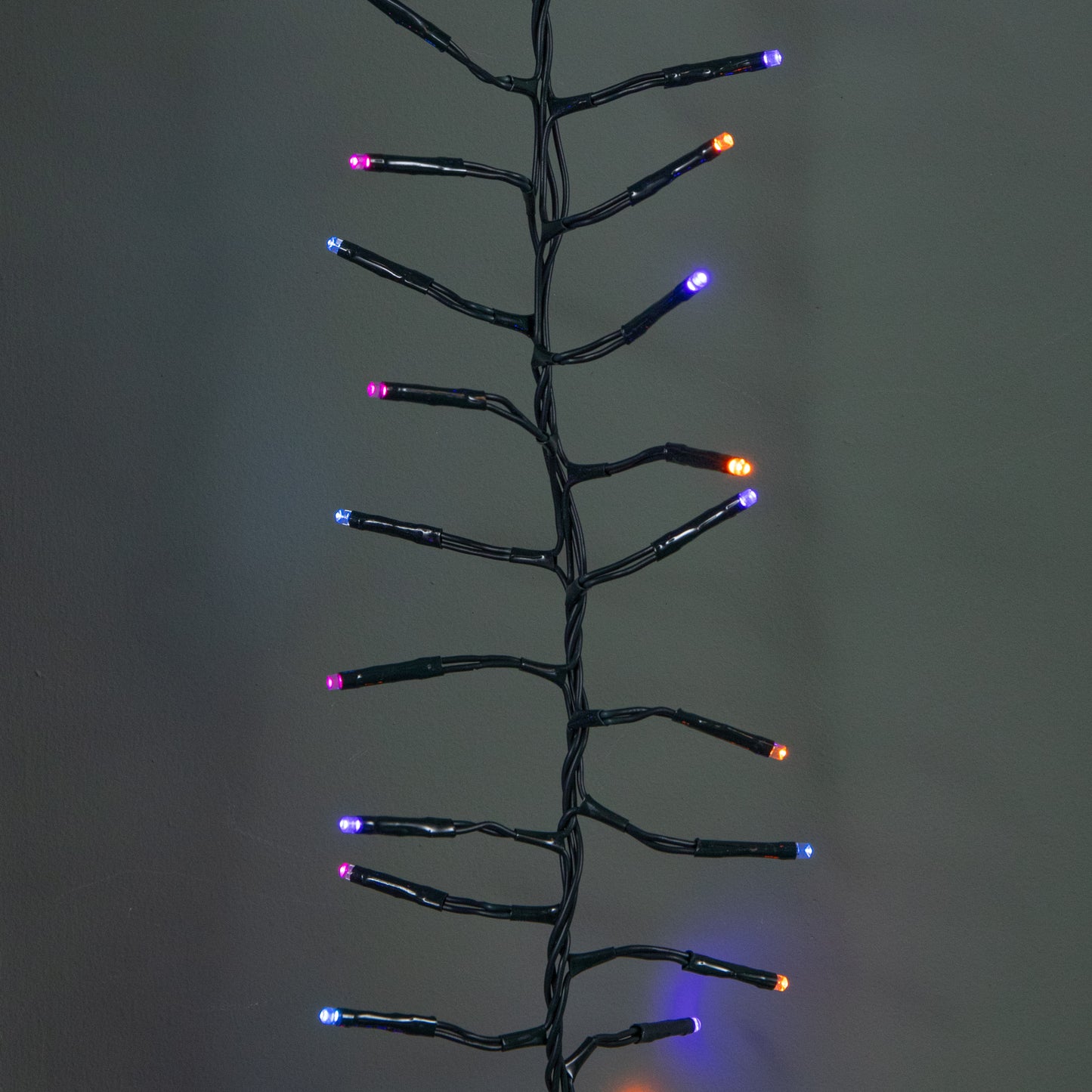 37.2m 3000 LED Christmas Cluster String Lights with Timer in Rainbow